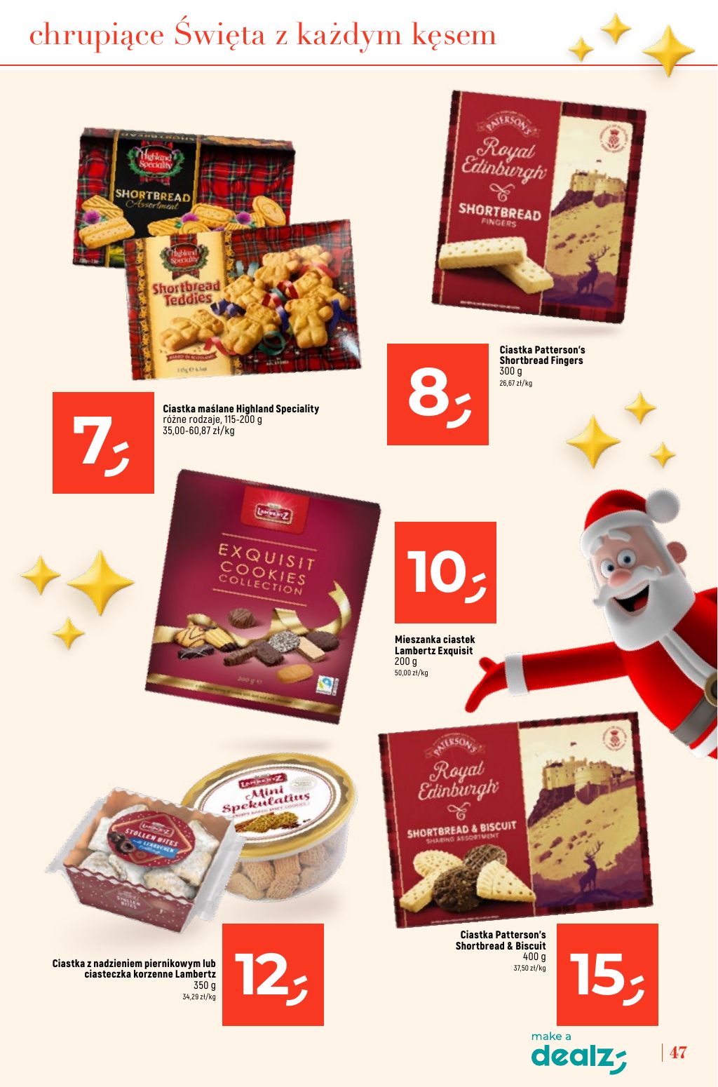 gazetka promocyjna Dealz KATALOG - ŚWIĄTECZNE CUDA CENOWE - Strona 47