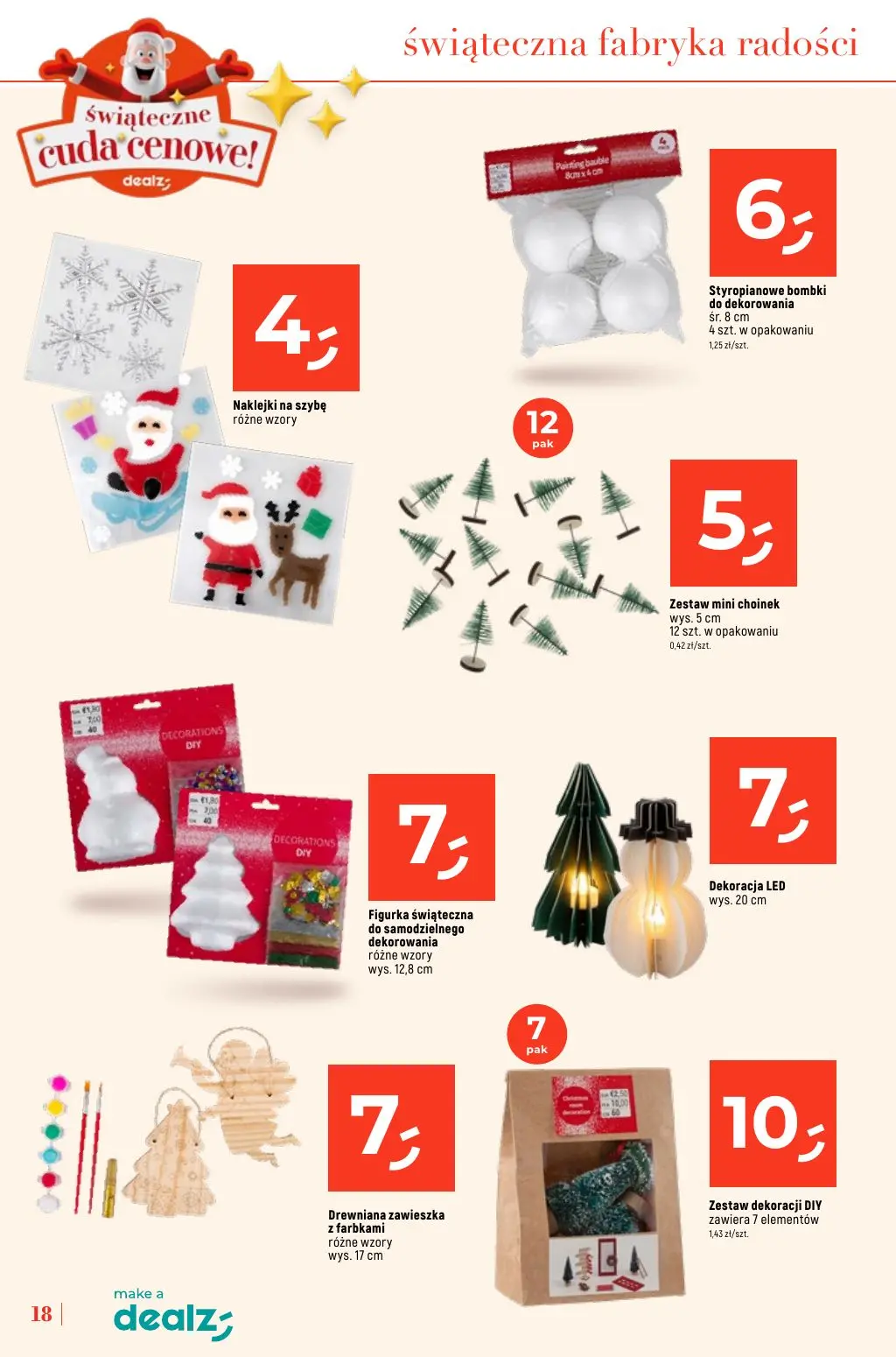 gazetka promocyjna Dealz KATALOG - ŚWIĄTECZNE CUDA CENOWE - Strona 18