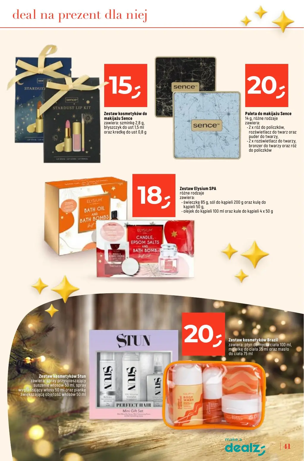 gazetka promocyjna Dealz KATALOG - ŚWIĄTECZNE CUDA CENOWE - Strona 41