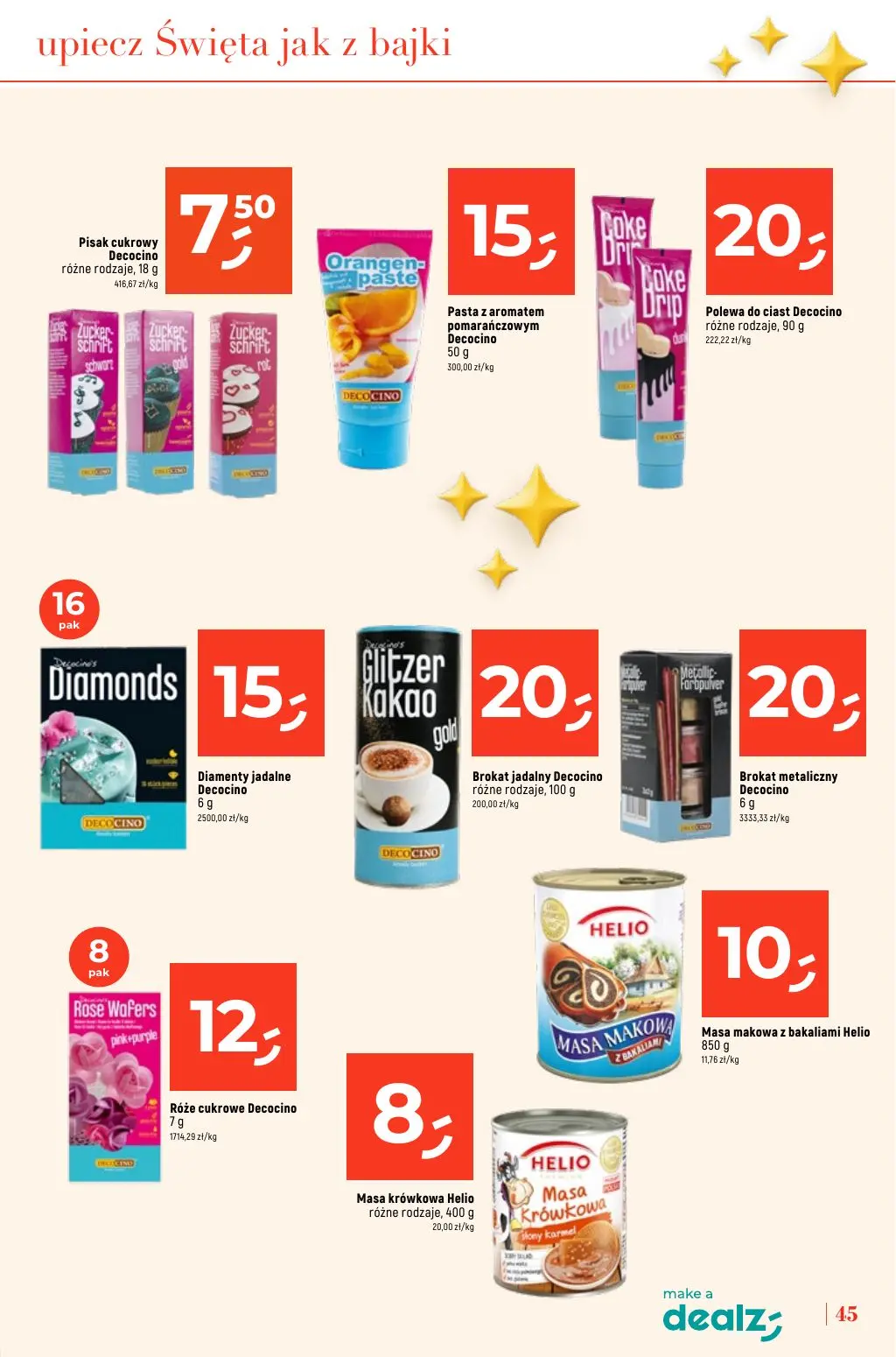 gazetka promocyjna Dealz KATALOG - ŚWIĄTECZNE CUDA CENOWE - Strona 45