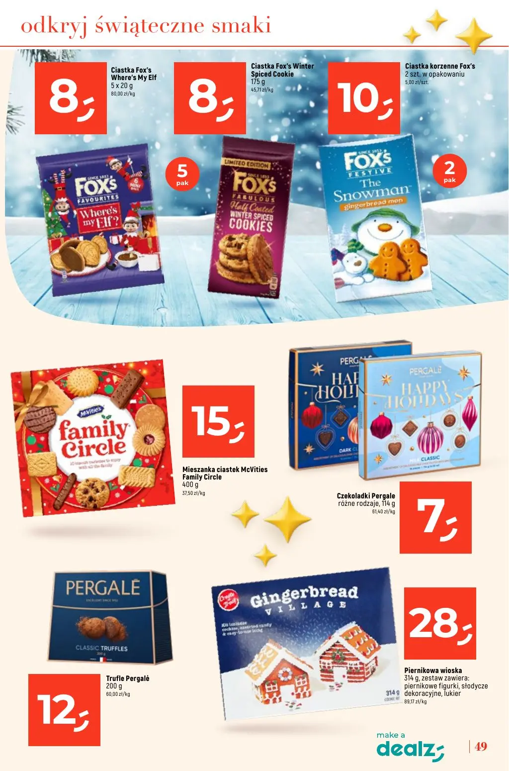 gazetka promocyjna Dealz KATALOG - ŚWIĄTECZNE CUDA CENOWE - Strona 49