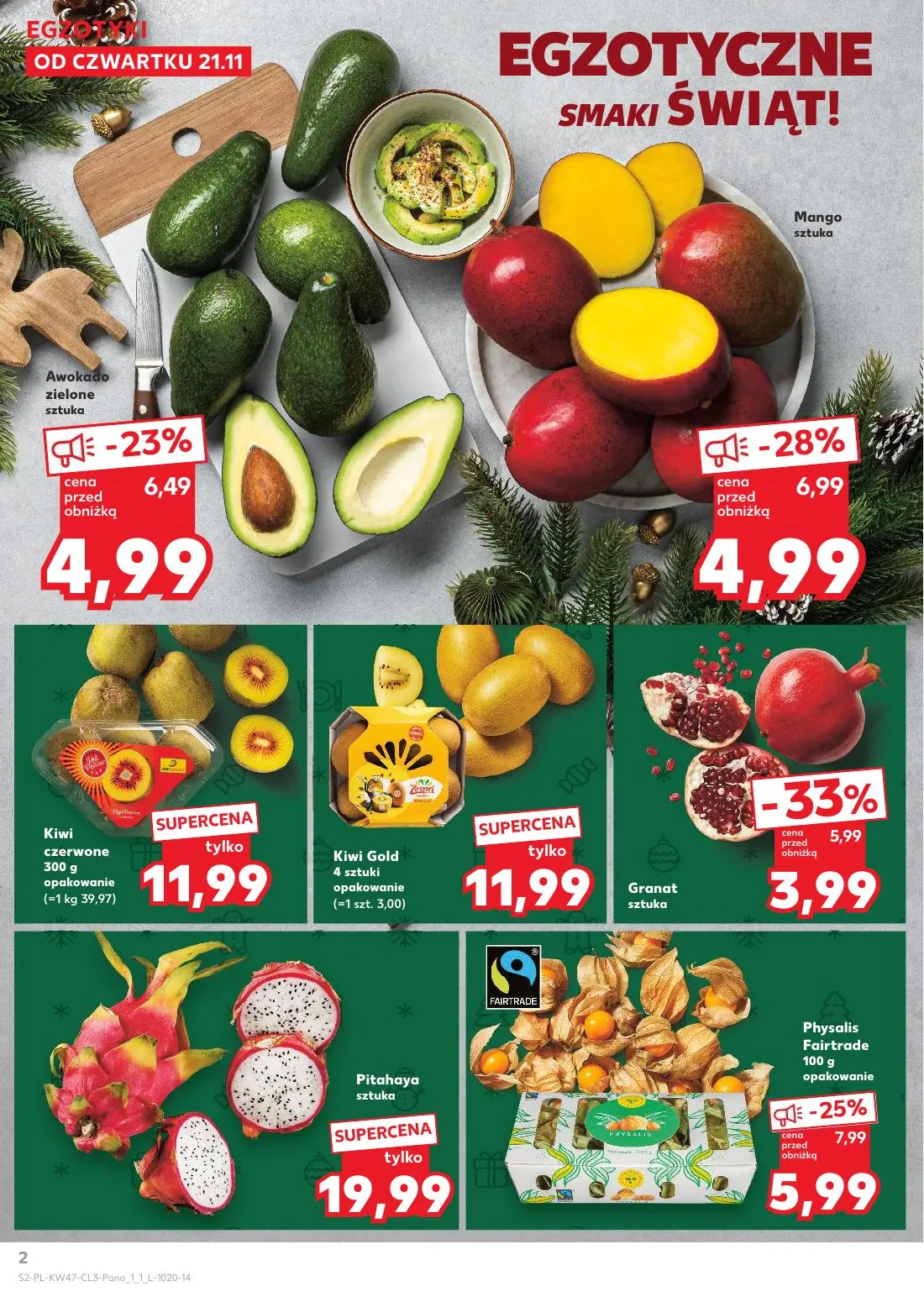 gazetka promocyjna Kaufland Święta takie, jak lubisz! - Strona 2