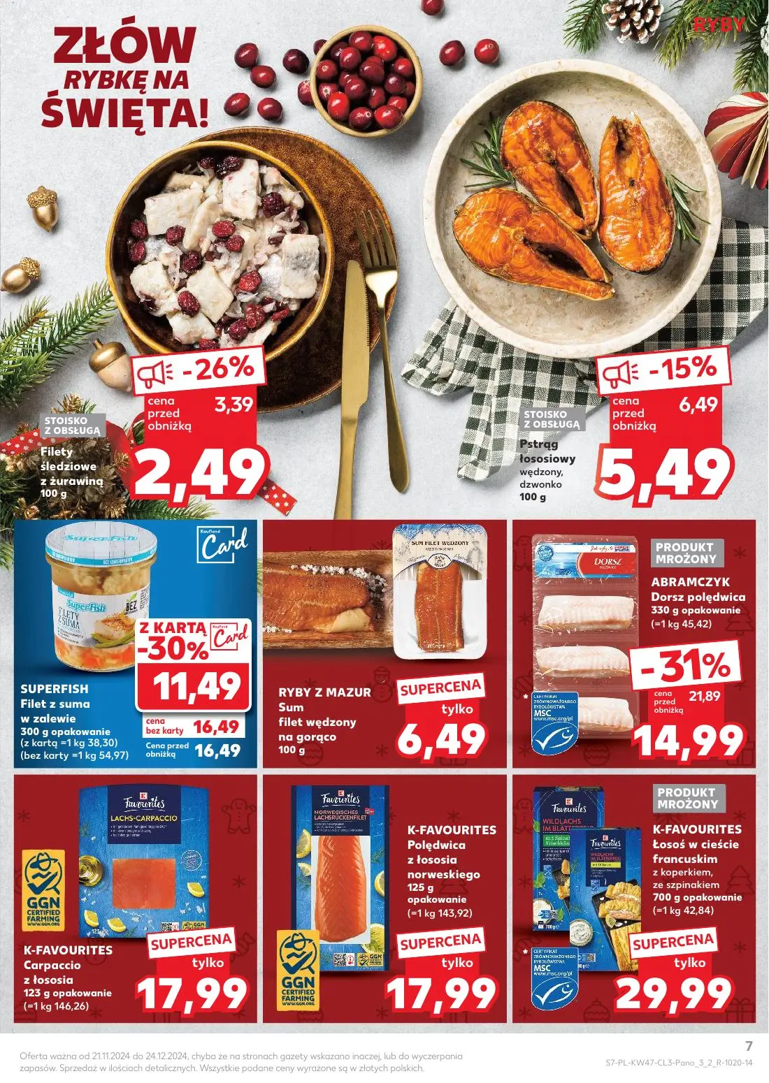 gazetka promocyjna Kaufland Święta takie, jak lubisz! - Strona 7