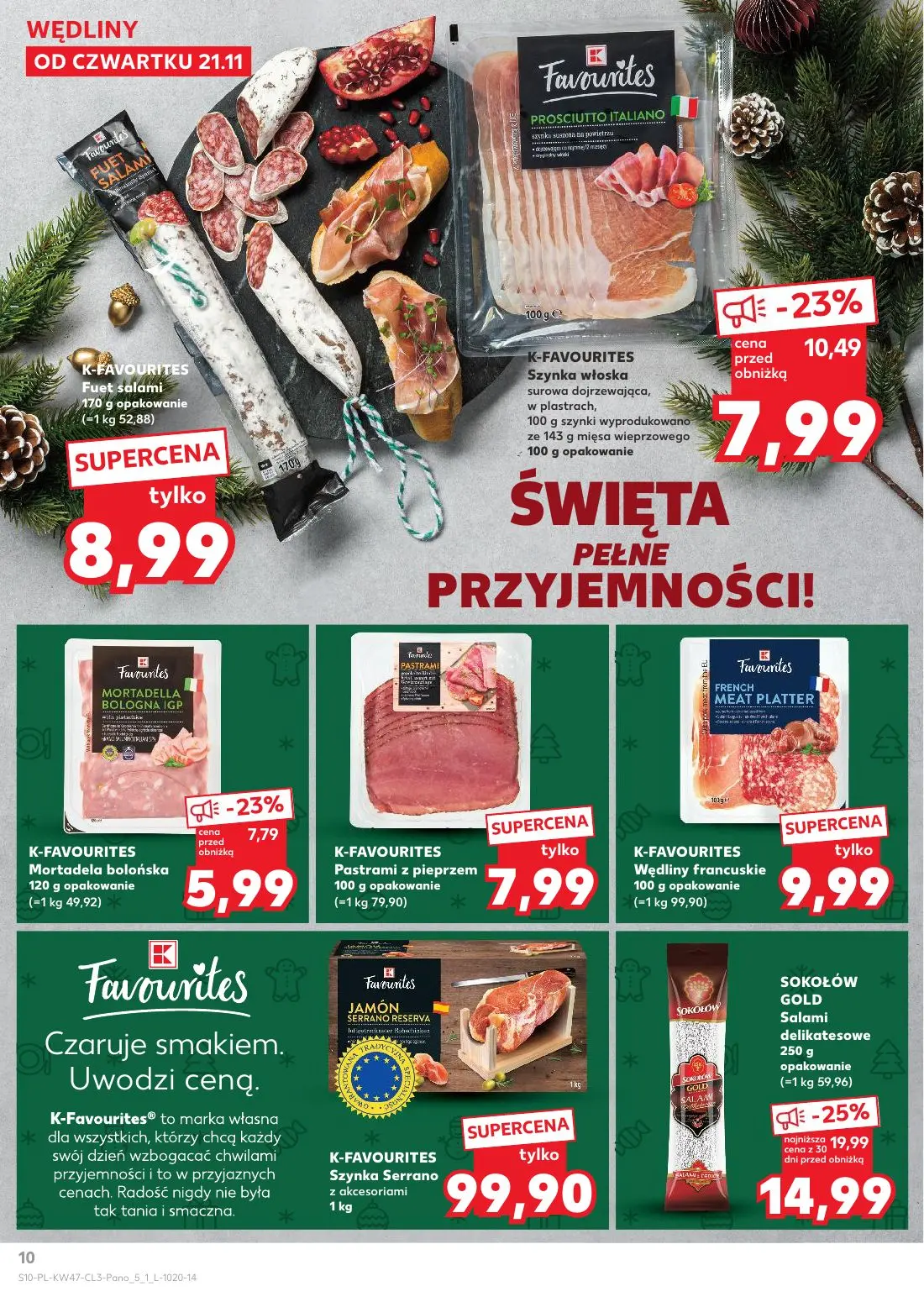 gazetka promocyjna Kaufland Święta takie, jak lubisz! - Strona 10