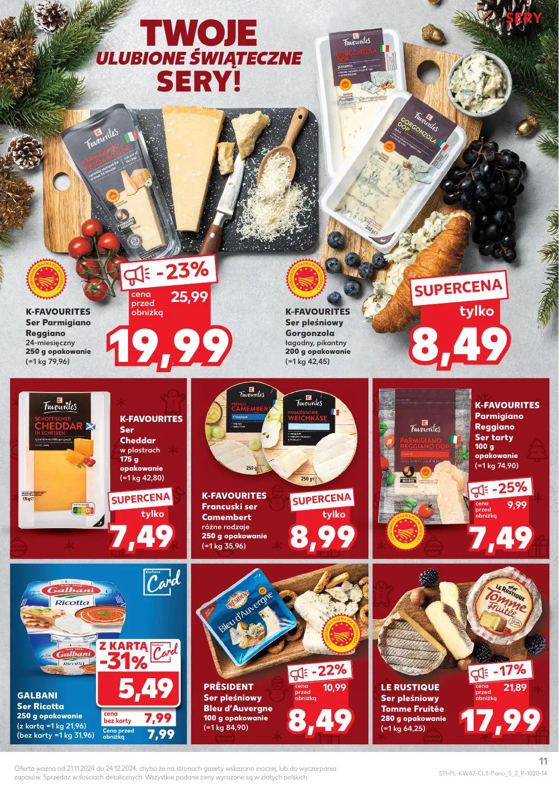 gazetka promocyjna Kaufland Święta takie, jak lubisz! - Strona 11