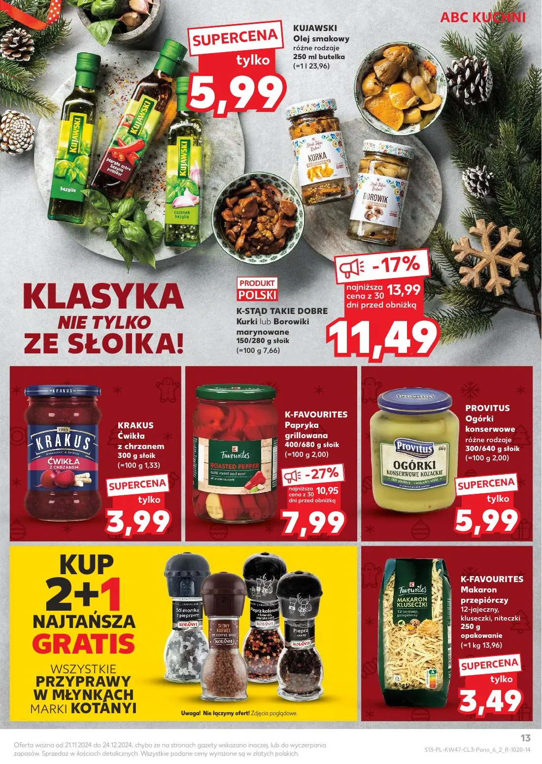 gazetka promocyjna Kaufland Święta takie, jak lubisz! - Strona 13