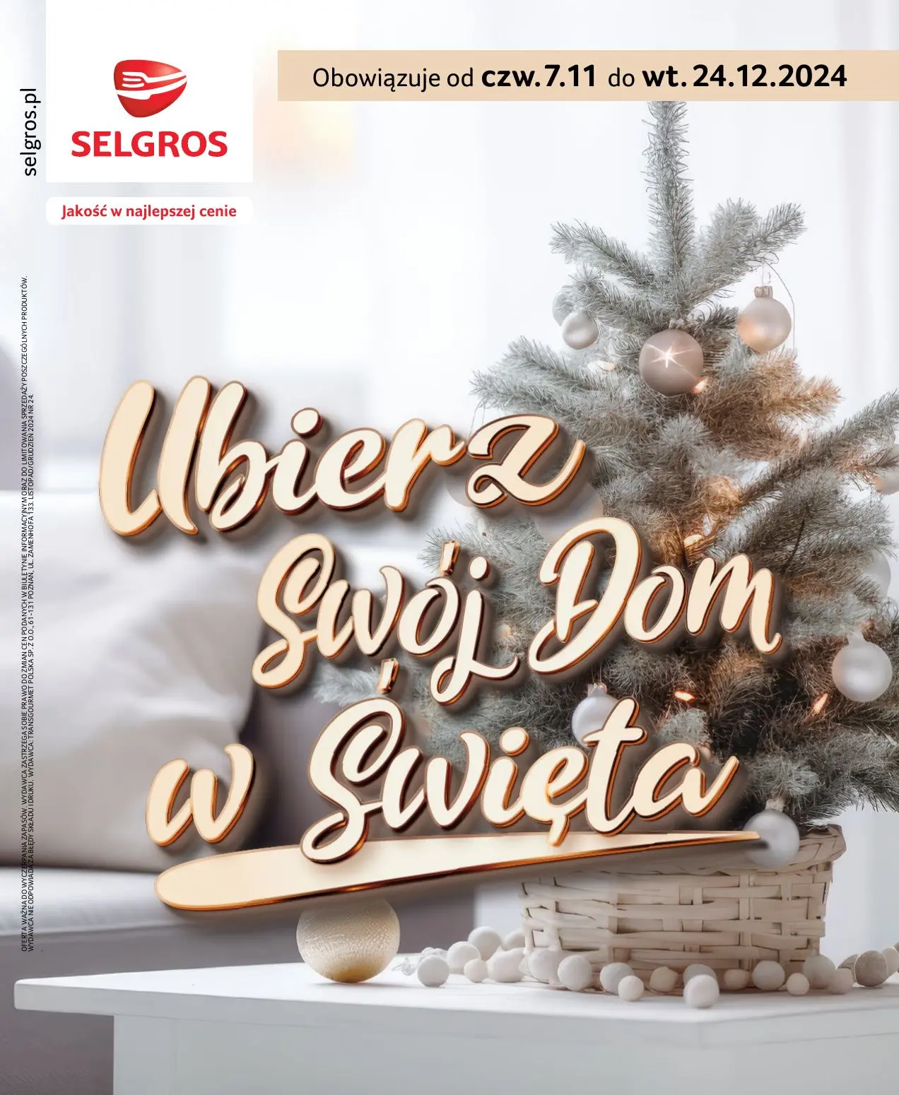 gazetka promocyjna SELGROS Katalog Boże Narodzenie - Strona 1