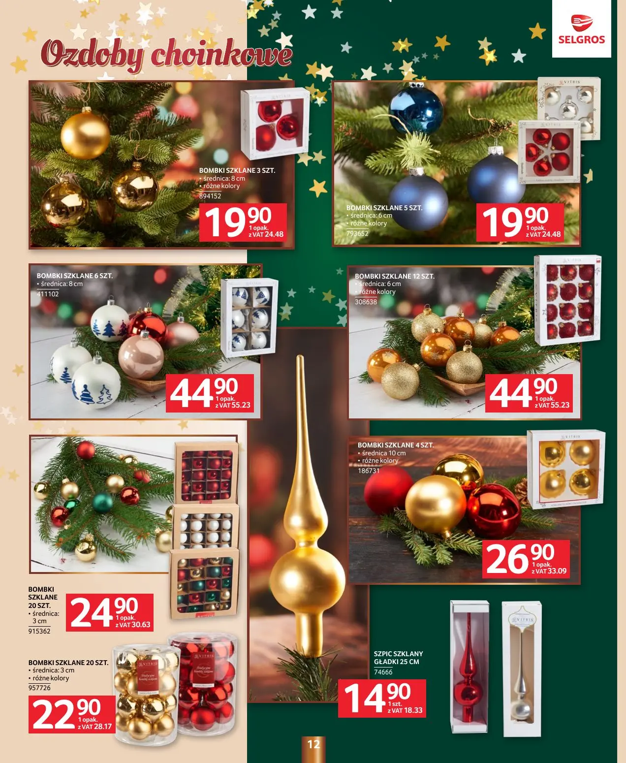 gazetka promocyjna SELGROS Katalog Boże Narodzenie - Strona 12