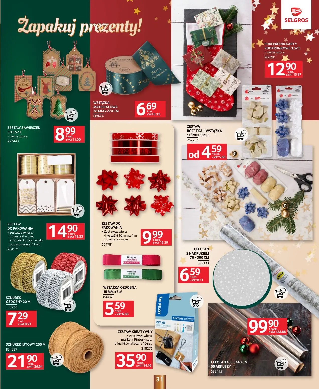 gazetka promocyjna SELGROS Katalog Boże Narodzenie - Strona 31