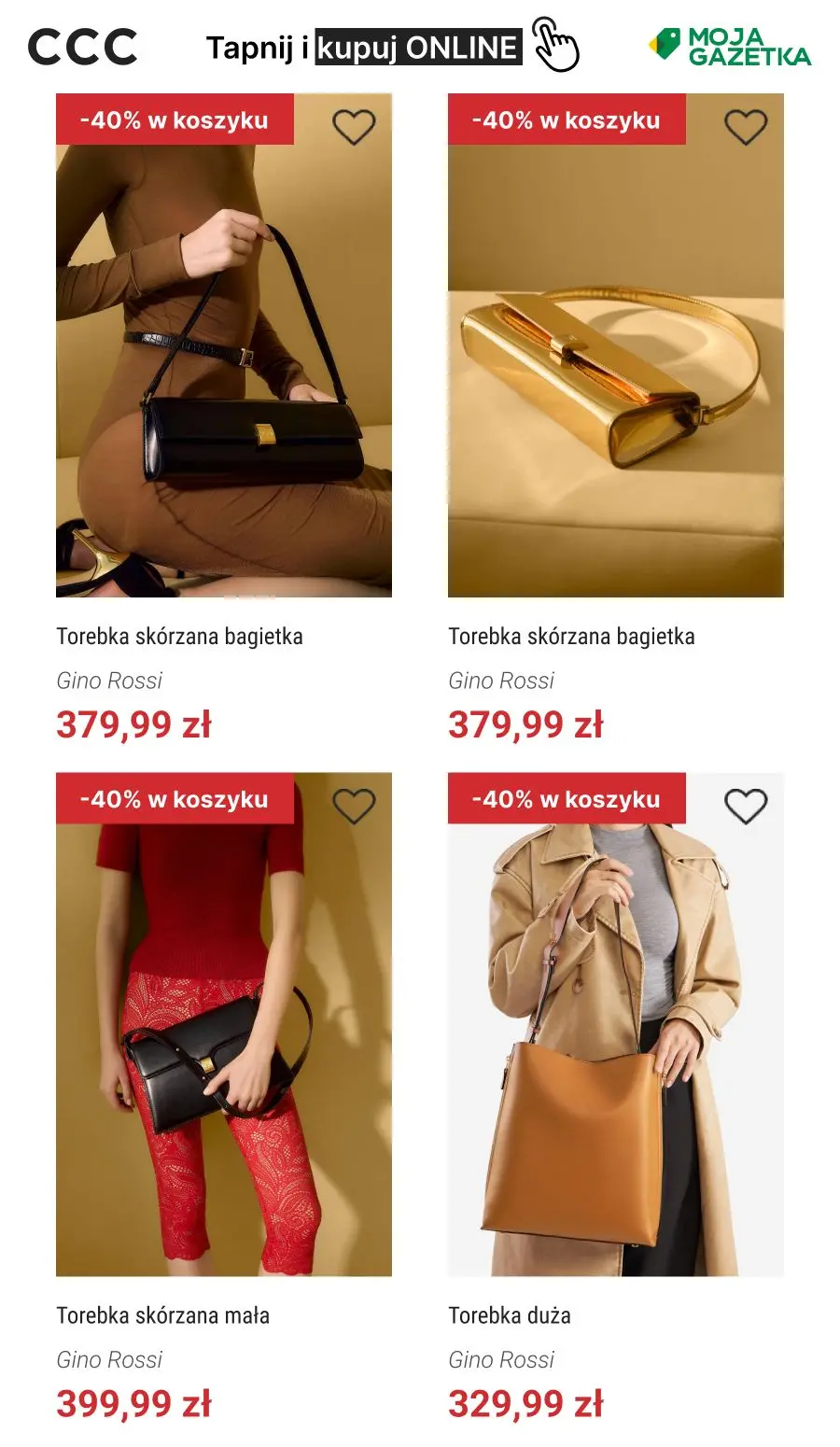 gazetka promocyjna CCC -40% na torby, plecaki, walizki - Strona 5