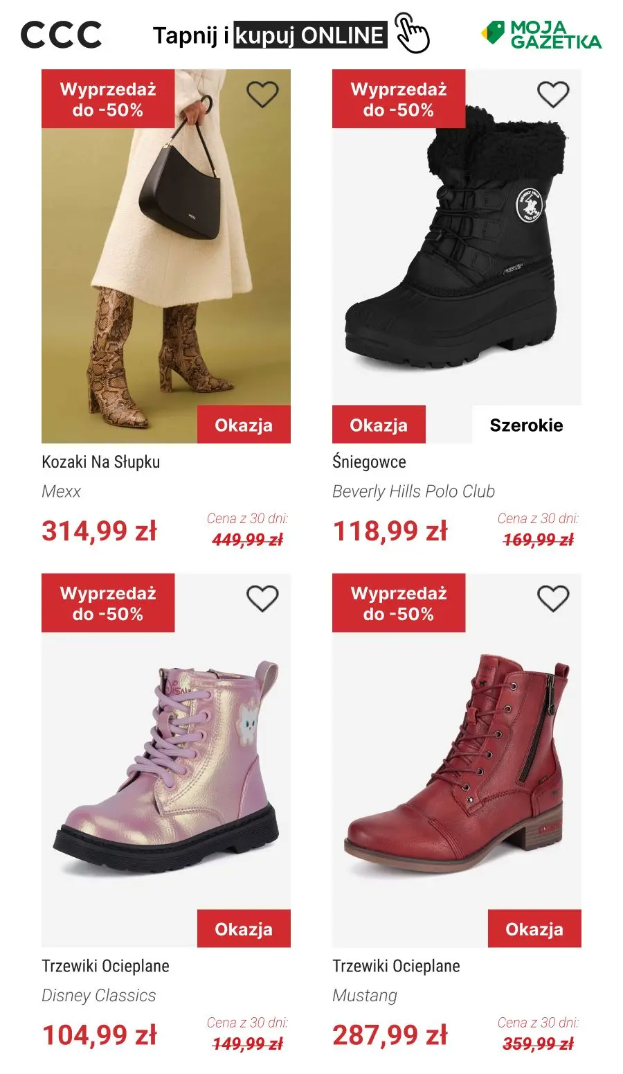 gazetka promocyjna CCC Rabaty do 50% na Mikołajki! - Strona 14