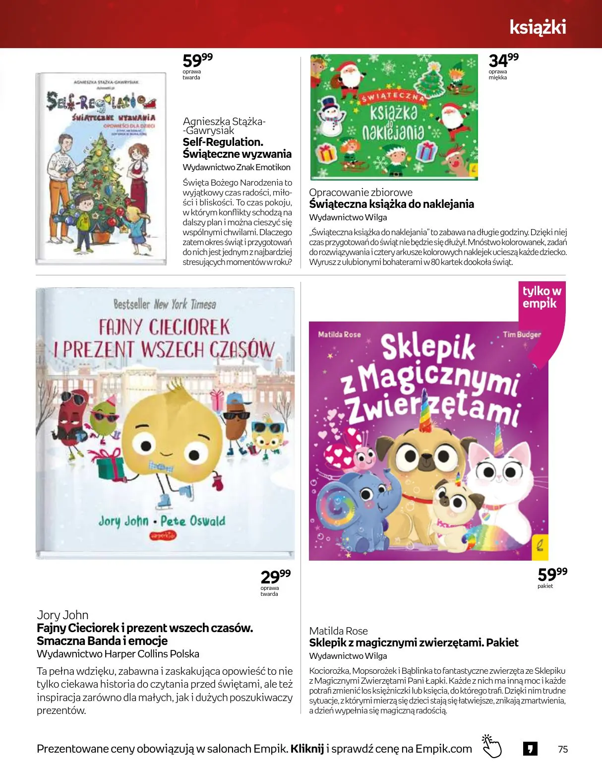 gazetka promocyjna Empik Tom kultury - Strona 75