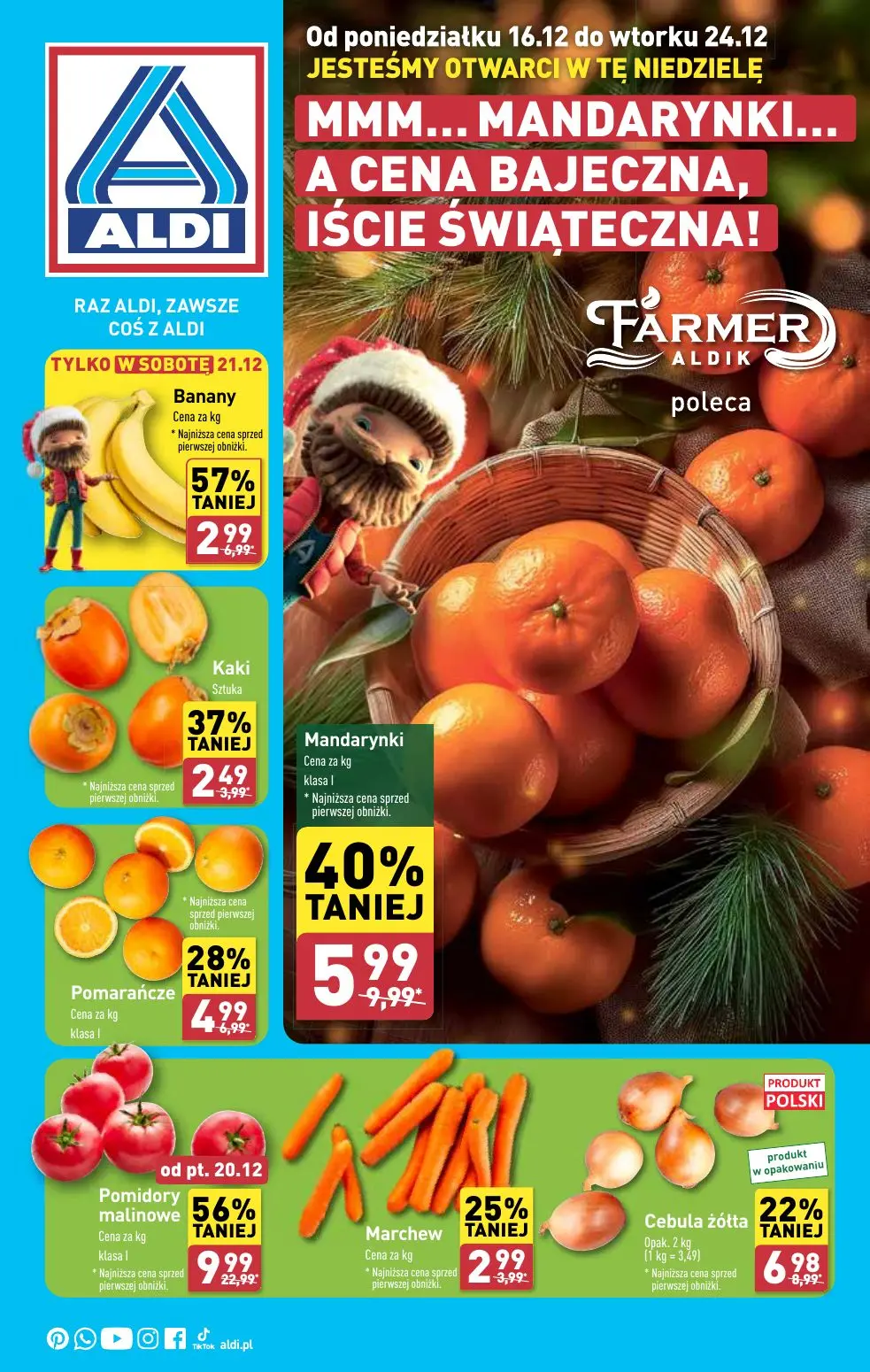 gazetka promocyjna ALDI Farmer Aldik poleca - Strona 1