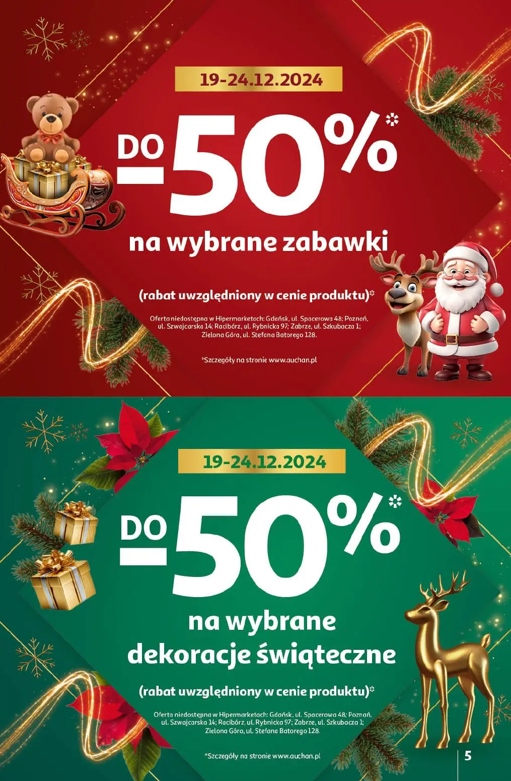 gazetka promocyjna Auchan Zaczarowane Święta - Strona 5