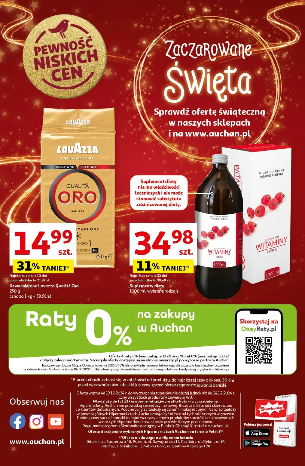 gazetka promocyjna Auchan Zaczarowane Święta - Strona 64