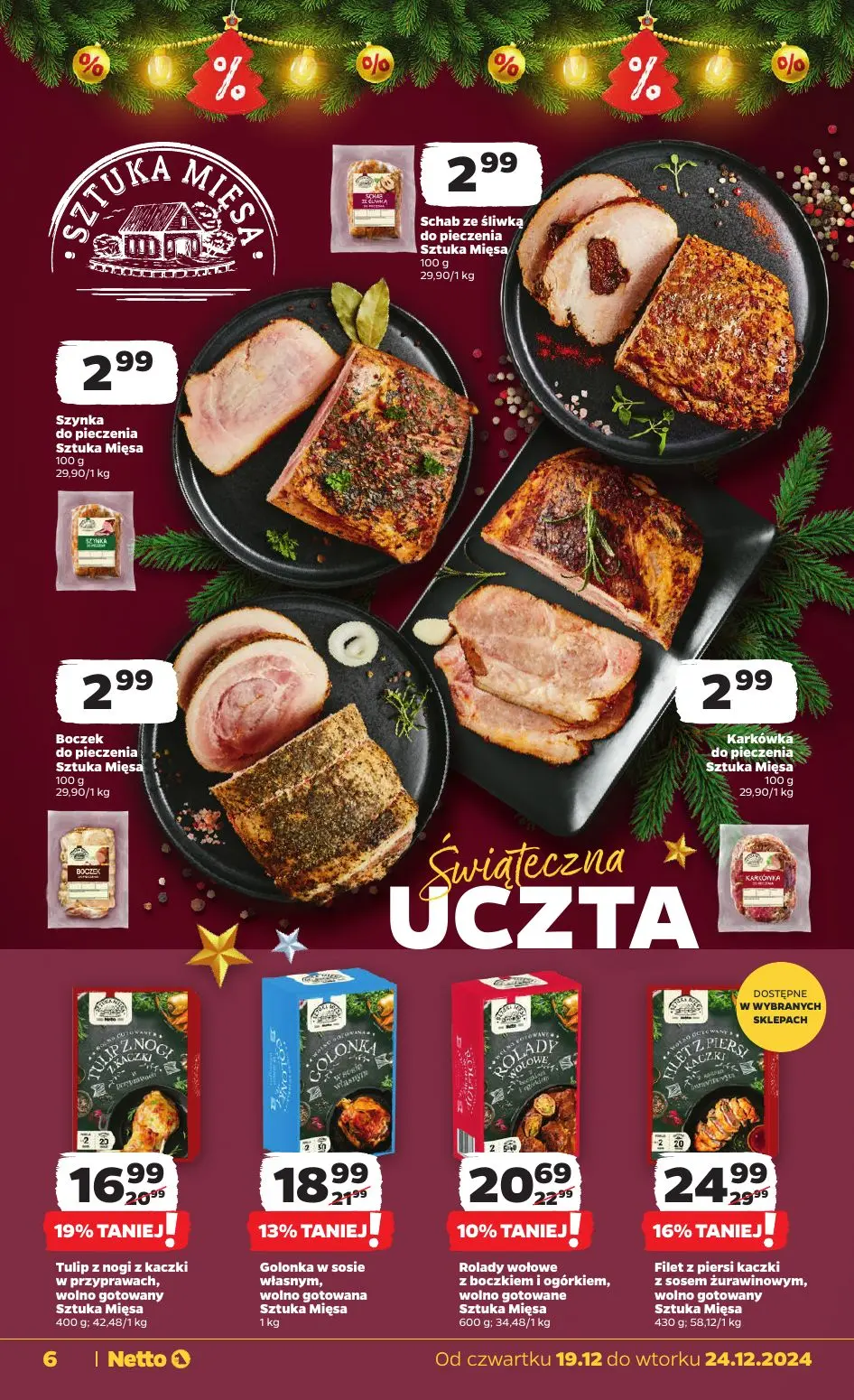 gazetka promocyjna NETTO Zadziwiająco tanie Święta - Strona 6