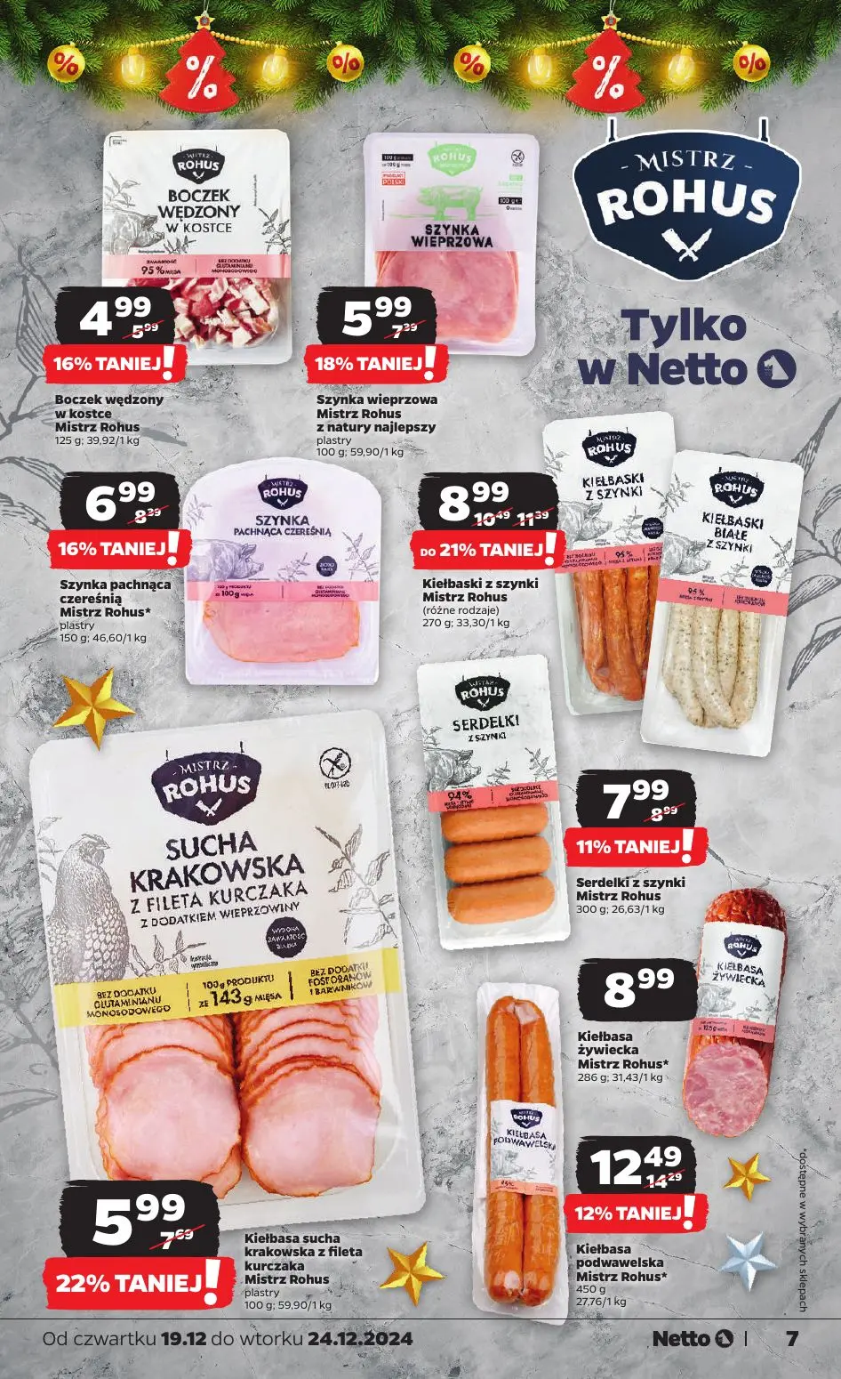 gazetka promocyjna NETTO Zadziwiająco tanie Święta - Strona 7