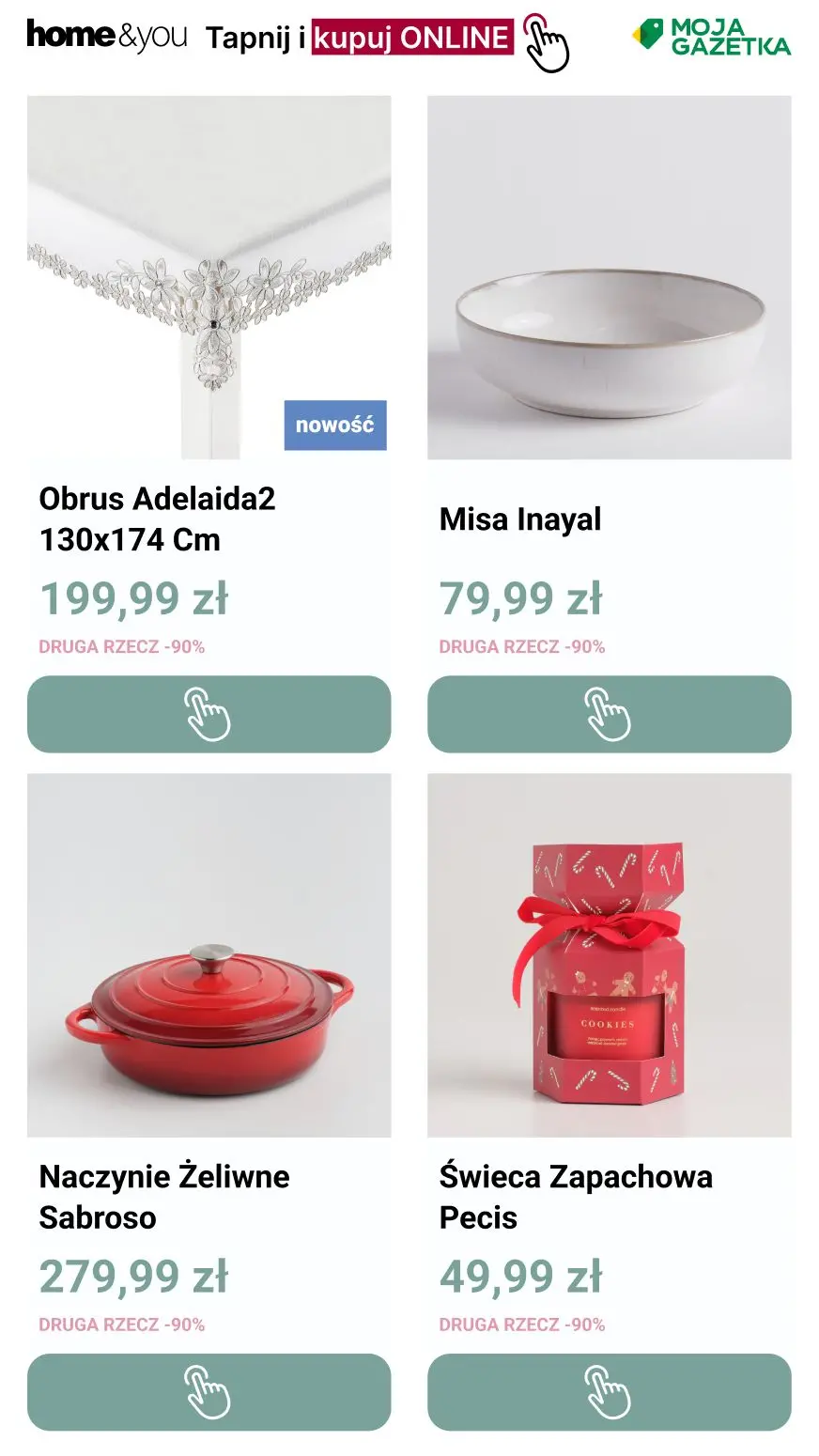 gazetka promocyjna home&you Promocja druga rzecz -90% - Strona 4