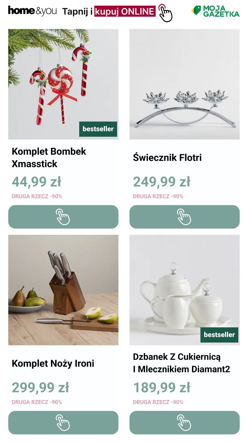 gazetka promocyjna home&you Promocja druga rzecz -90% - Strona 6