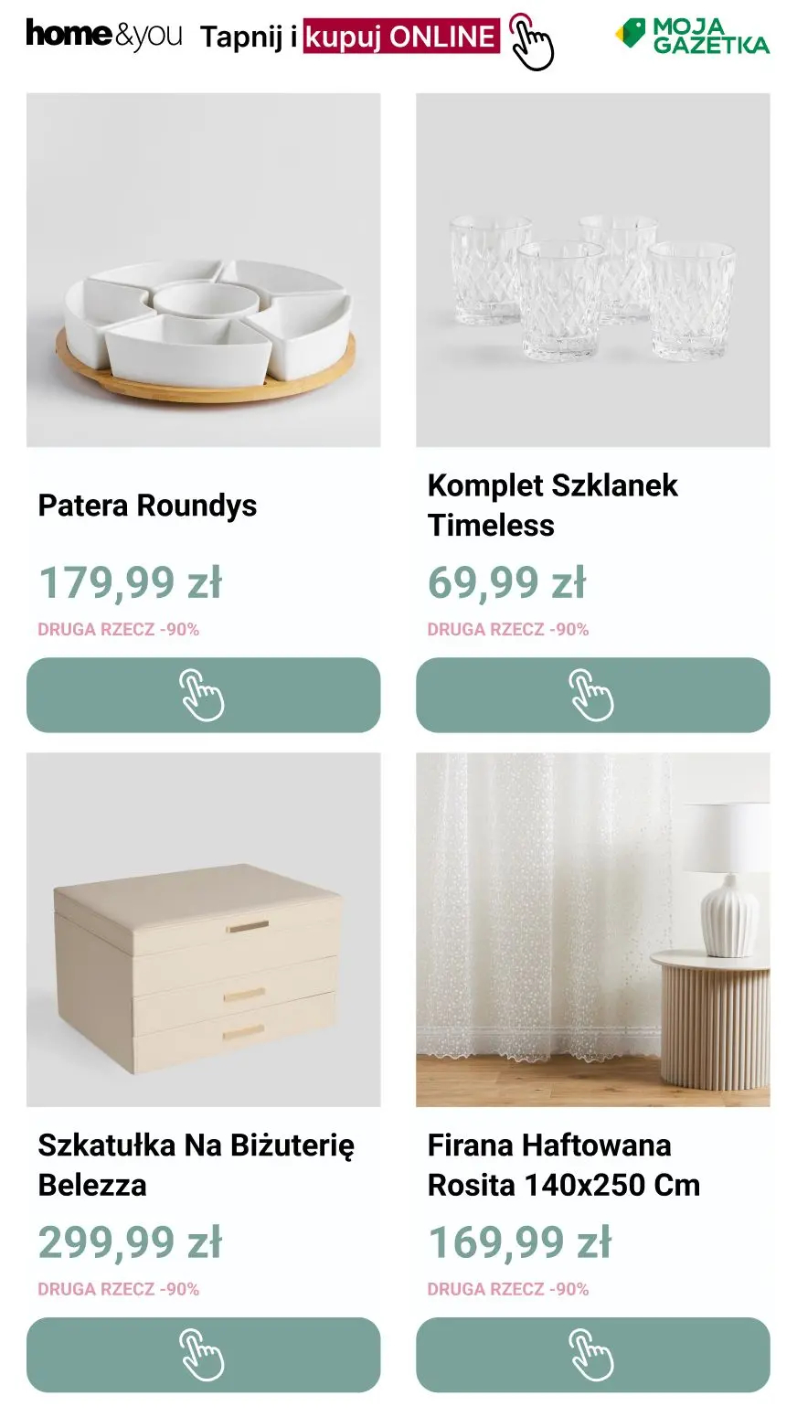 gazetka promocyjna home&you Promocja druga rzecz -90% - Strona 7