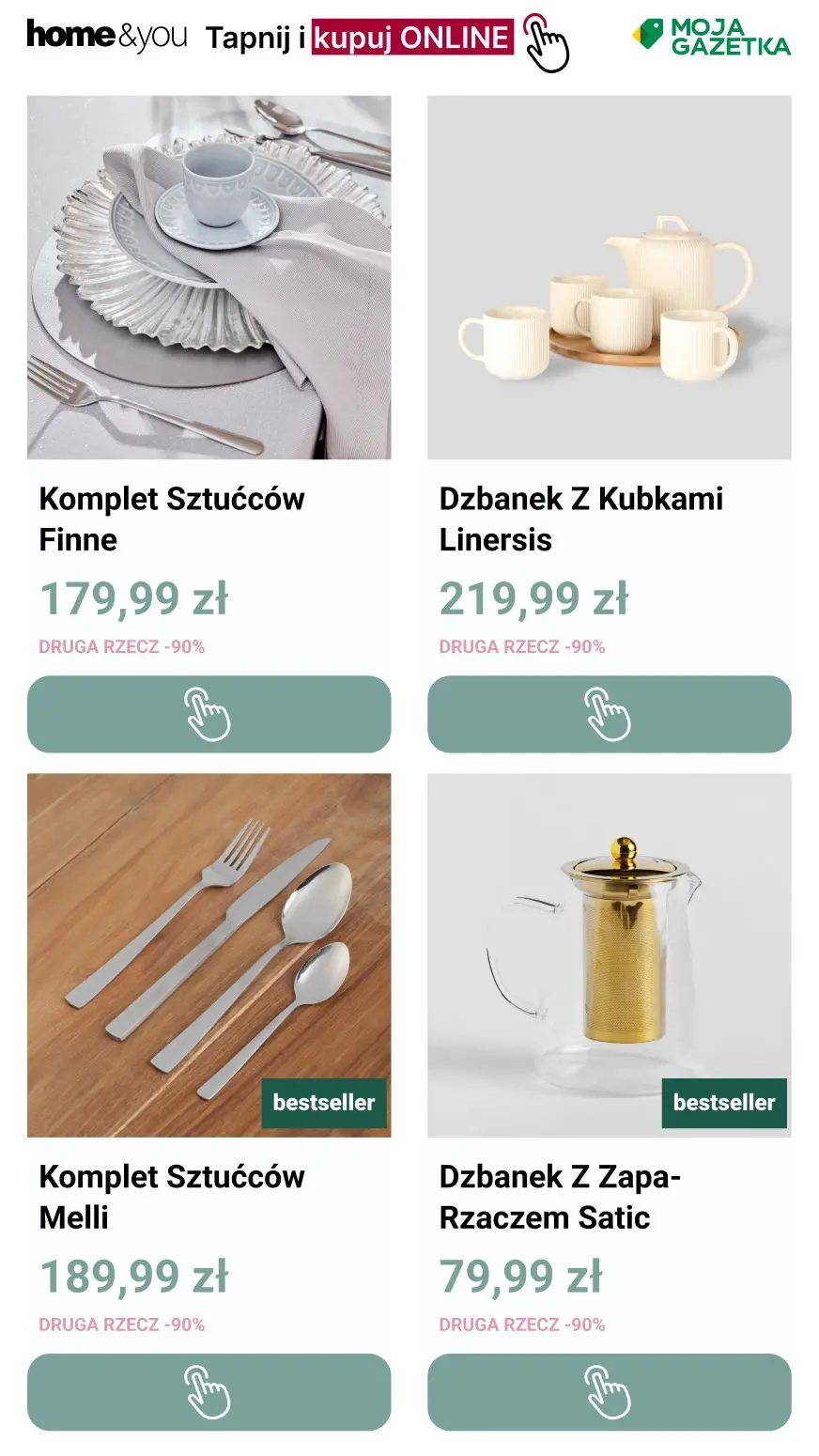 gazetka promocyjna home&you Promocja druga rzecz -90% - Strona 10