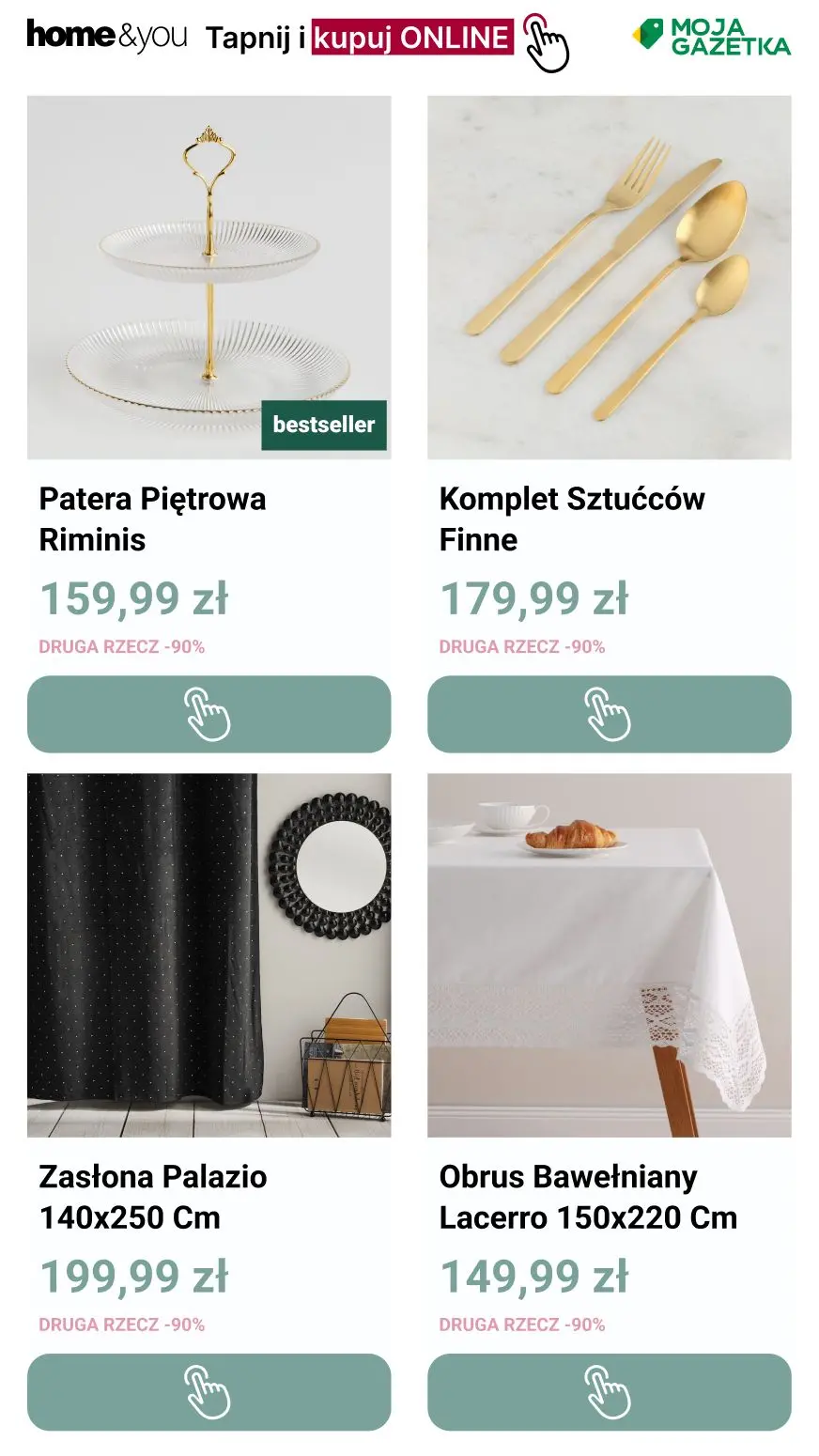 gazetka promocyjna home&you Promocja druga rzecz -90% - Strona 11