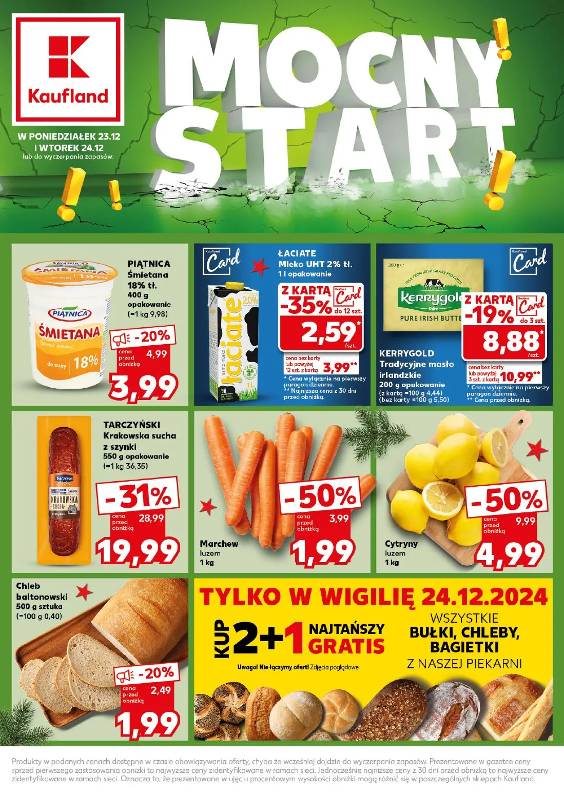 gazetka promocyjna Kaufland Mocny start - Strona 1