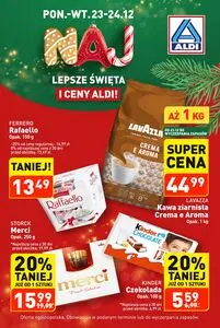 Gazetka promocyjna ALDI, ważna od 2024-12-23 do 2024-12-24.