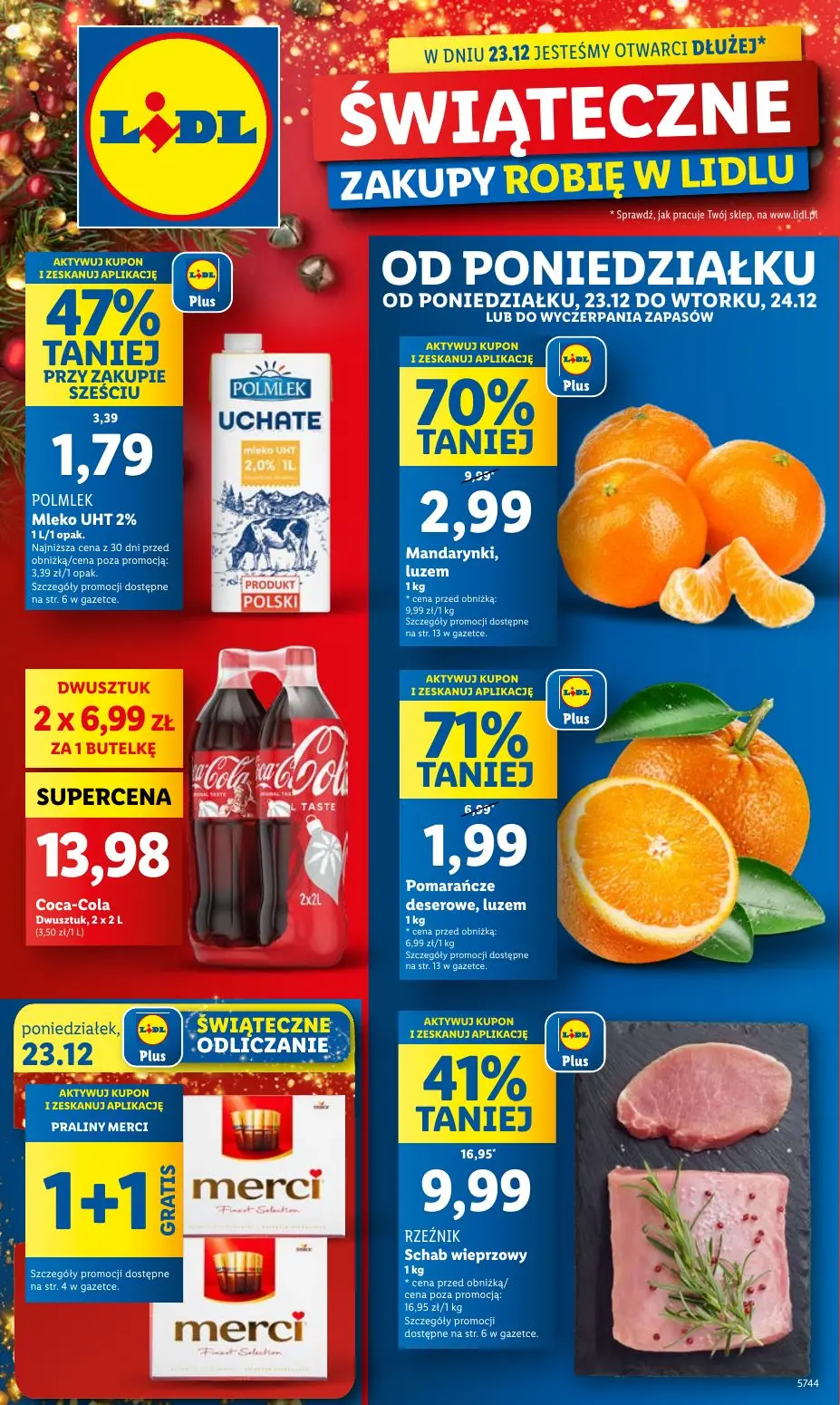 gazetka promocyjna LIDL Od poniedziałku - Strona 1