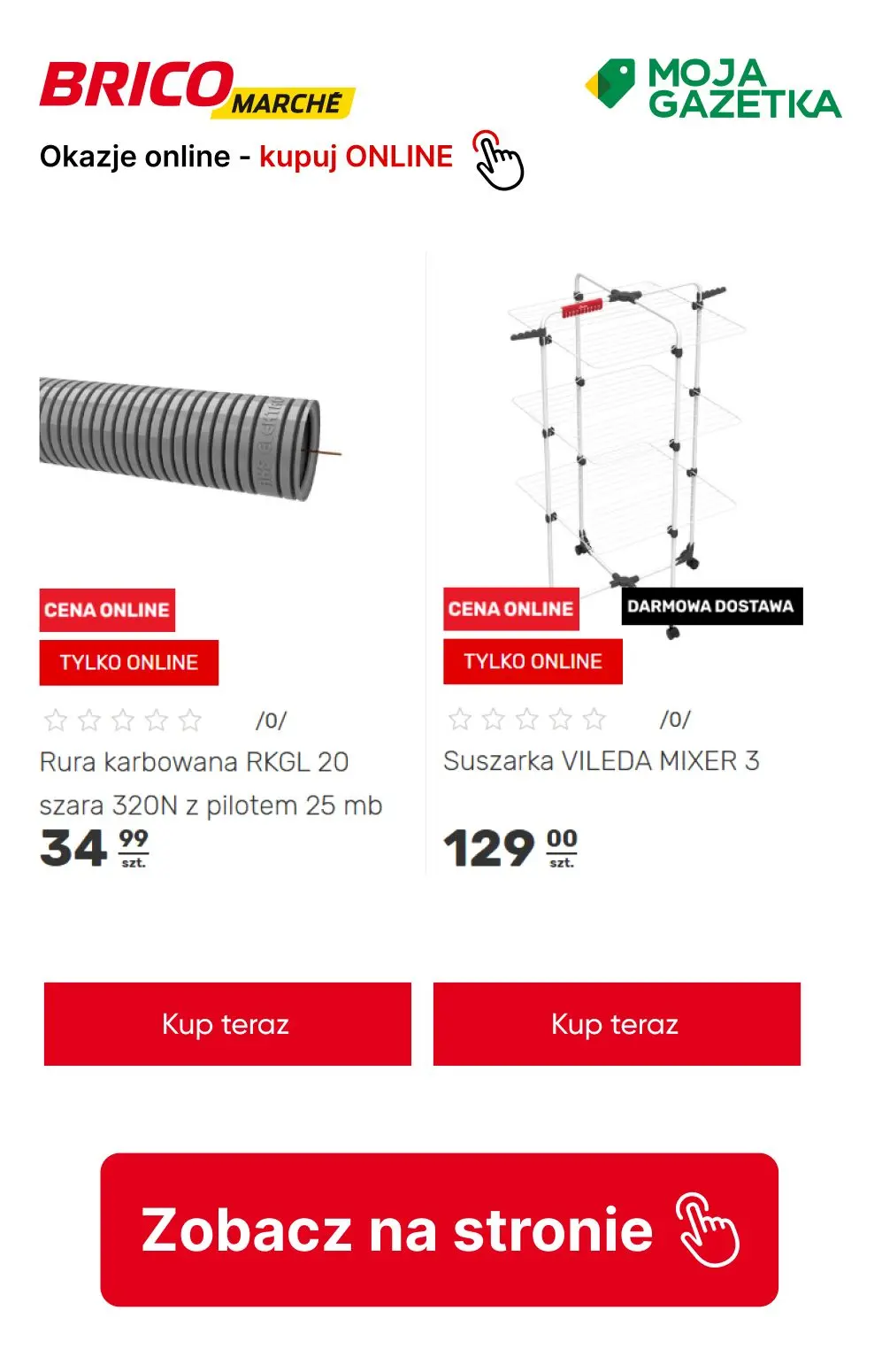 gazetka promocyjna BRICOMARCHE Okazje tylko ONLINE! Sprawdź swoje ulubione produkty w obniżonych cenach ! - Strona 8