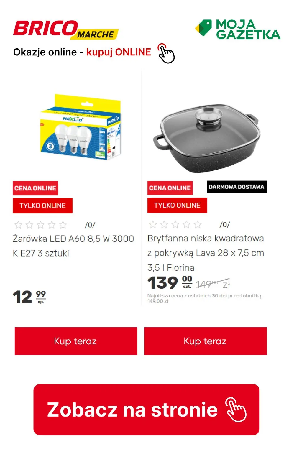 gazetka promocyjna BRICOMARCHE Okazje tylko ONLINE! Sprawdź swoje ulubione produkty w obniżonych cenach ! - Strona 27