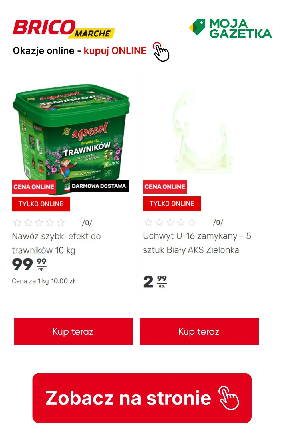 gazetka promocyjna BRICOMARCHE Okazje tylko ONLINE! Sprawdź swoje ulubione produkty w obniżonych cenach ! - Strona 32