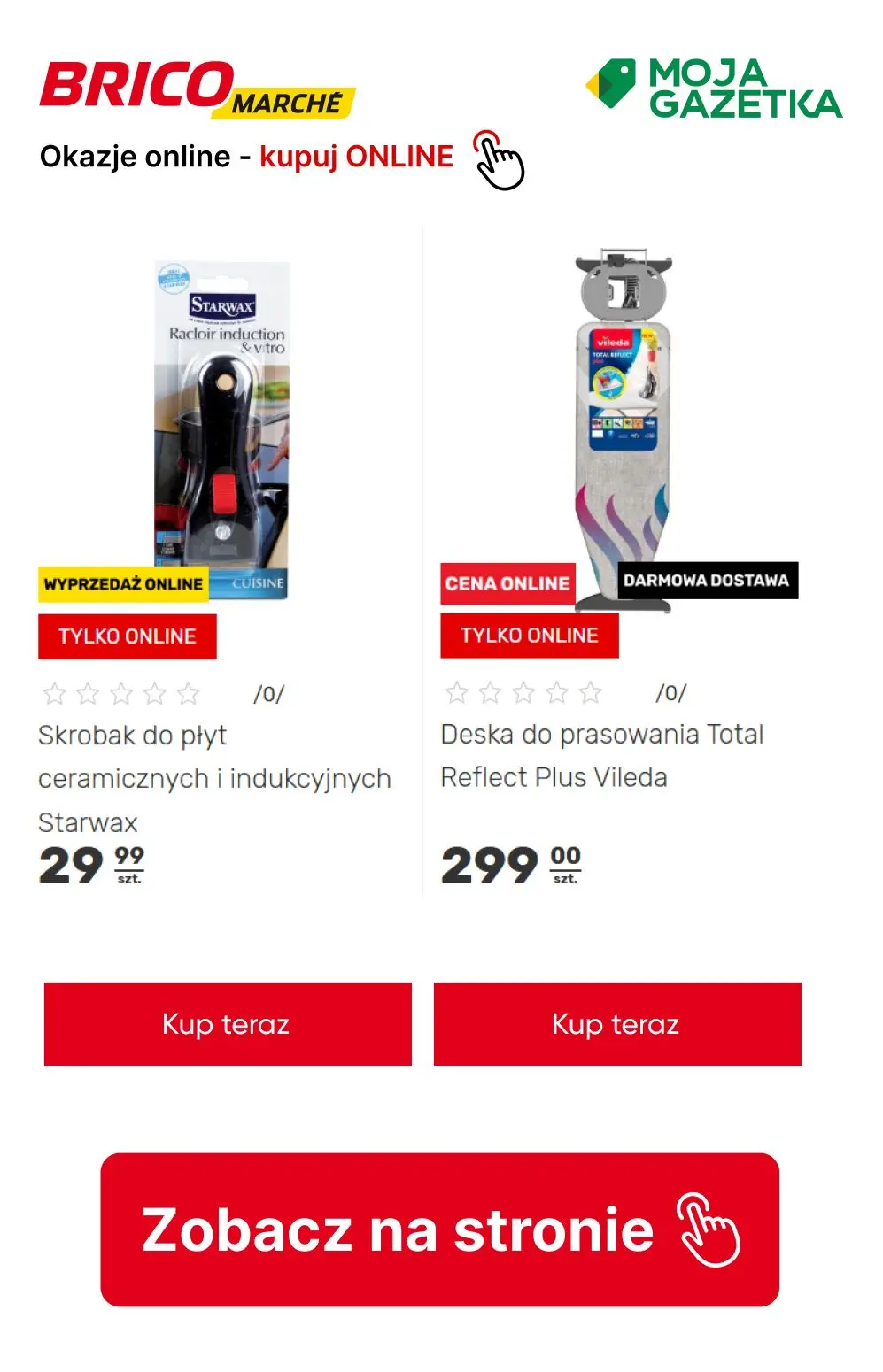 gazetka promocyjna BRICOMARCHE Okazje tylko ONLINE! Sprawdź swoje ulubione produkty w obniżonych cenach ! - Strona 47