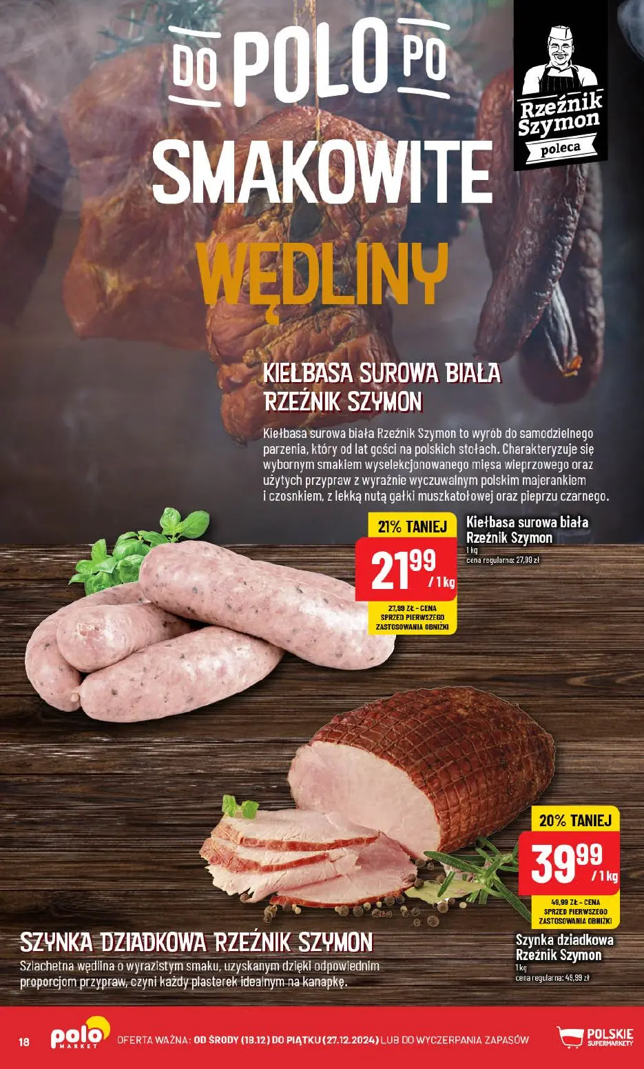 gazetka promocyjna POLOmarket Wesołych Świąt! - Strona 18