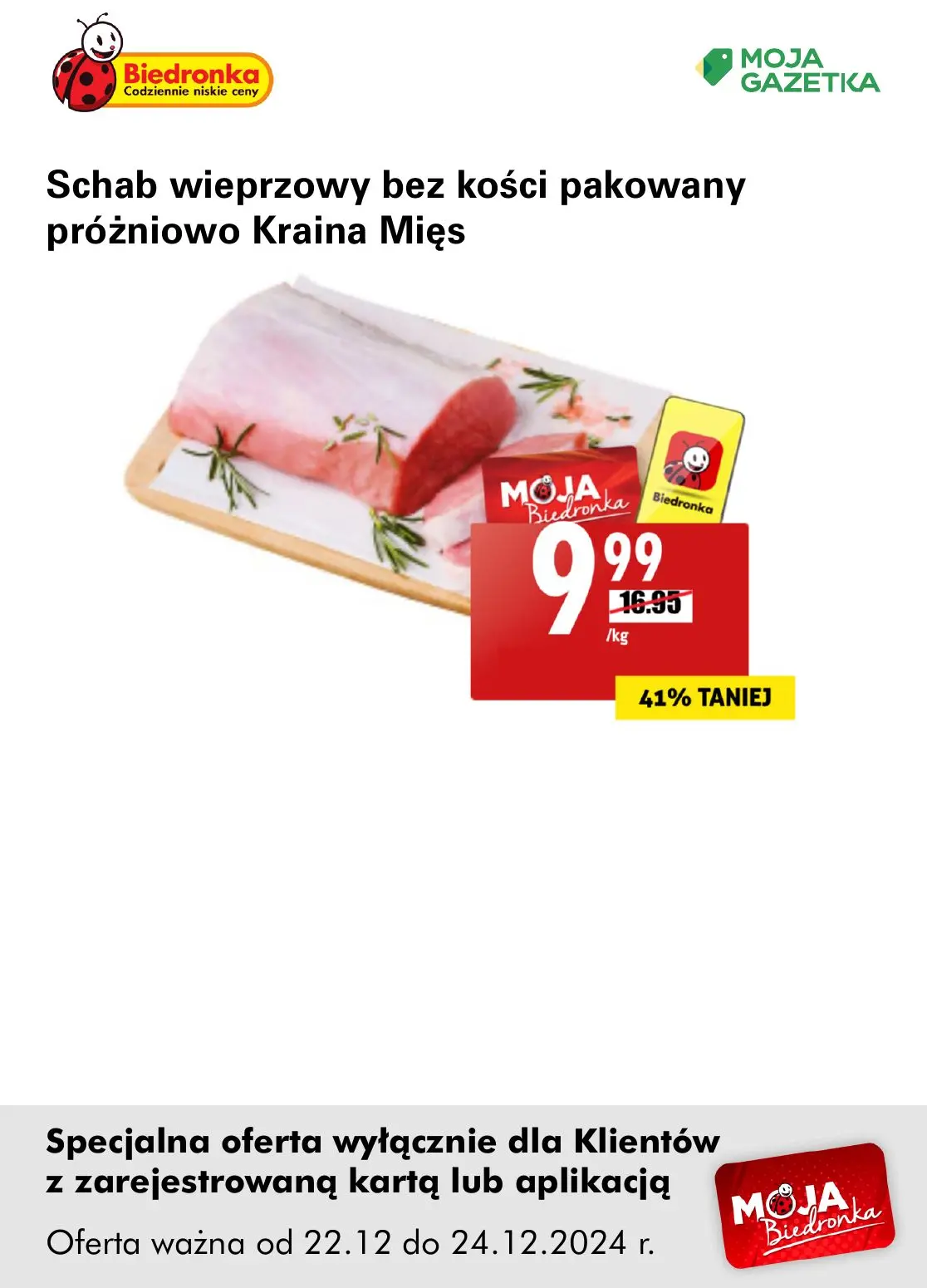 gazetka promocyjna Biedronka Oferta z kartą Moja Biedronka - Strona 17