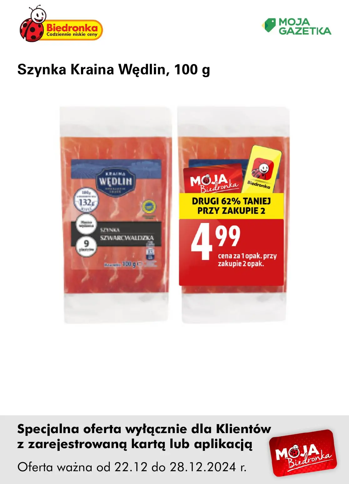 gazetka promocyjna Biedronka Oferta z kartą Moja Biedronka - Strona 22