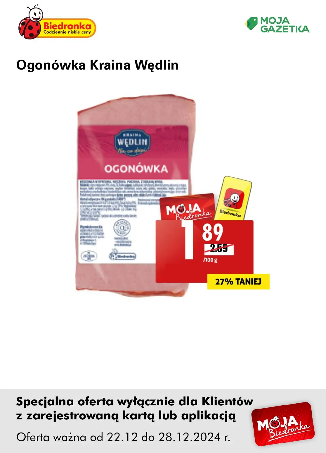 gazetka promocyjna Biedronka Oferta z kartą Moja Biedronka - Strona 23