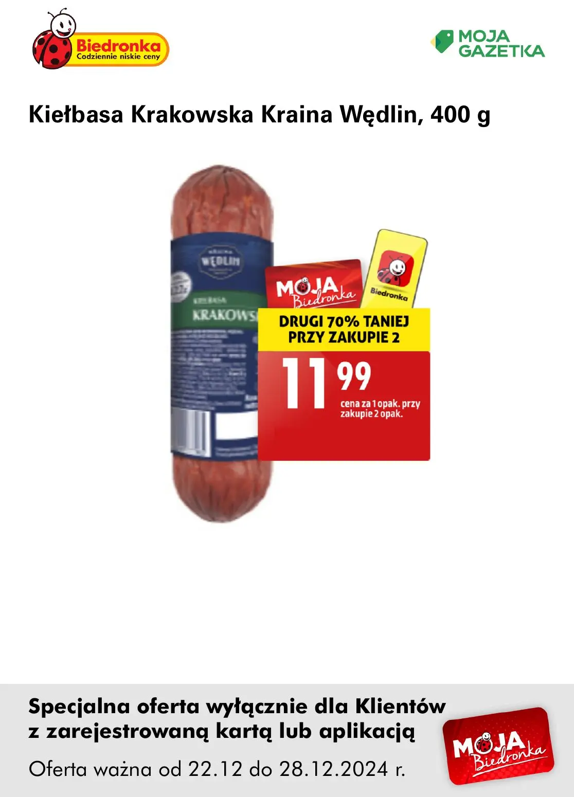 gazetka promocyjna Biedronka Oferta z kartą Moja Biedronka - Strona 27