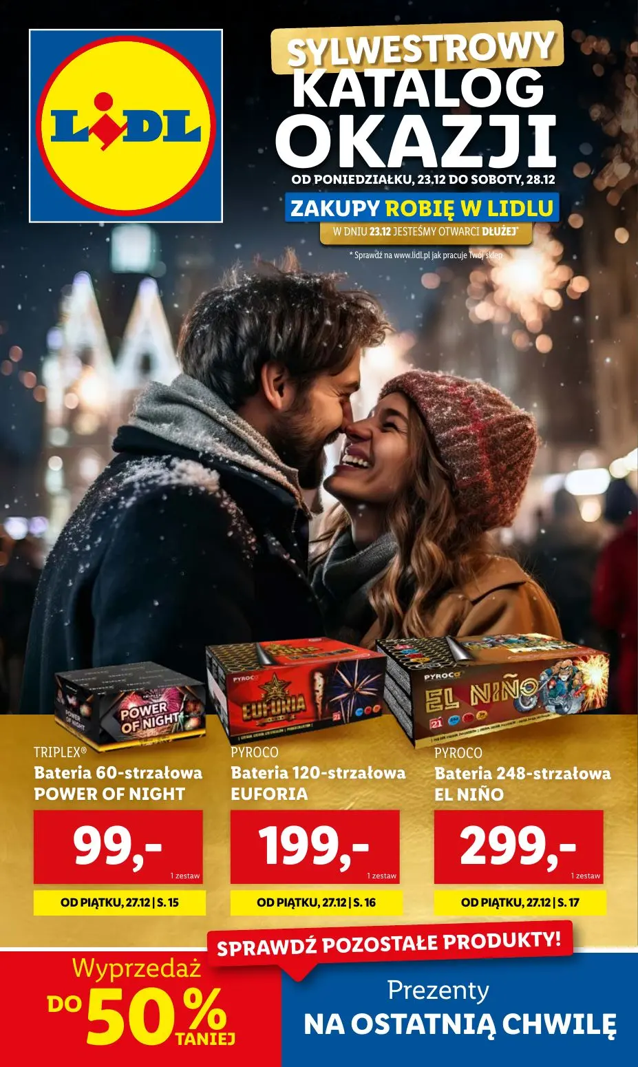 gazetka promocyjna LIDL Sylwestrowy katalog okazji - Strona 1