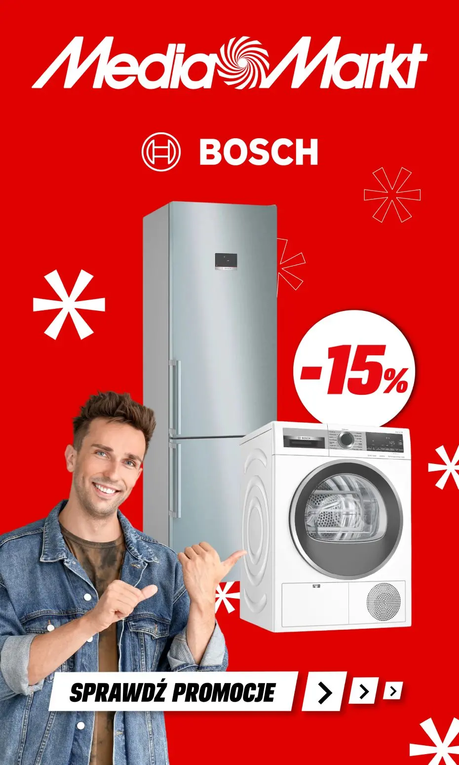 gazetka promocyjna Media Markt Kupuj produkty Bosh do 15% TANIEJ!!! - Strona 1