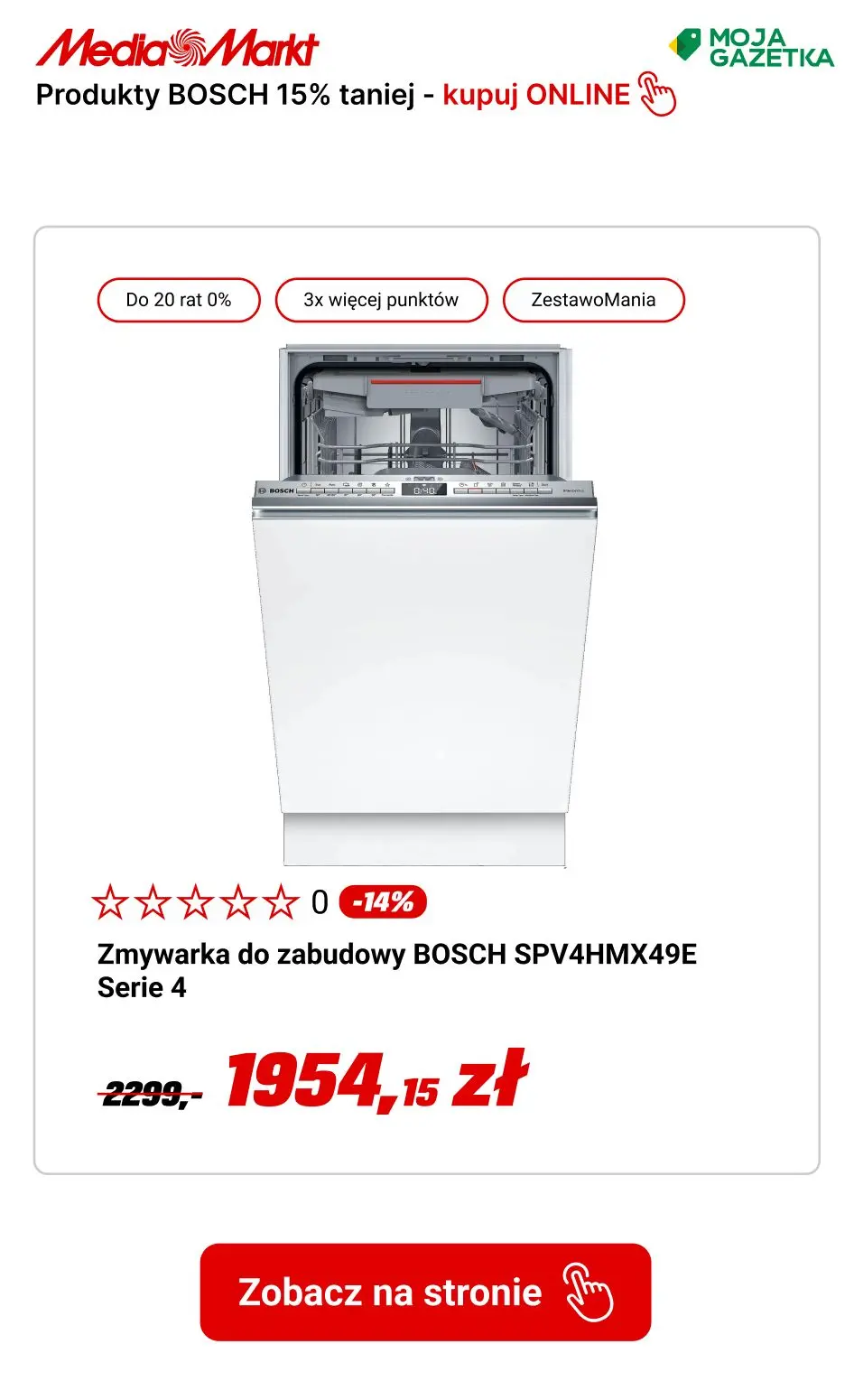 gazetka promocyjna Media Markt Kupuj produkty Bosh do 15% TANIEJ!!! - Strona 8