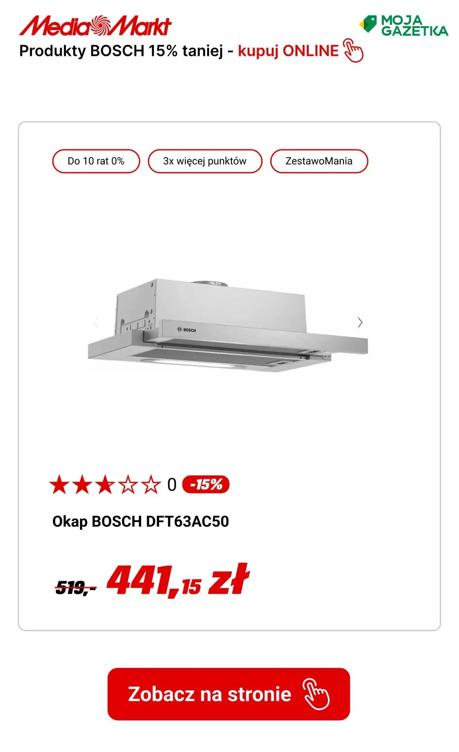 gazetka promocyjna Media Markt Kupuj produkty Bosh do 15% TANIEJ!!! - Strona 9