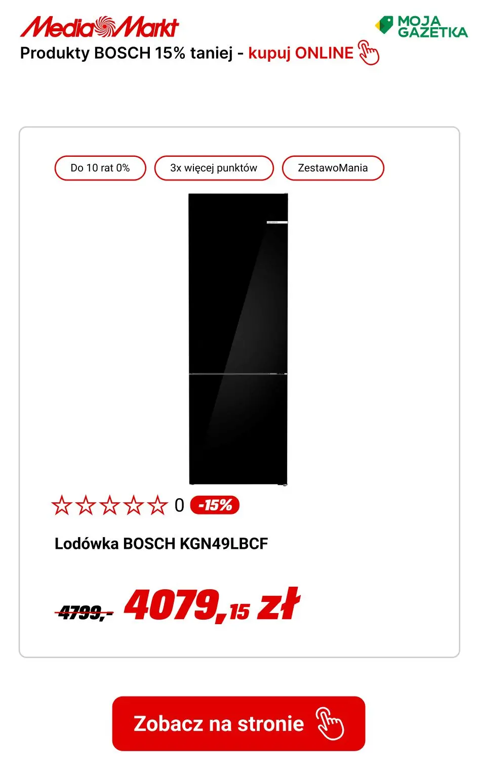 gazetka promocyjna Media Markt Kupuj produkty Bosh do 15% TANIEJ!!! - Strona 14