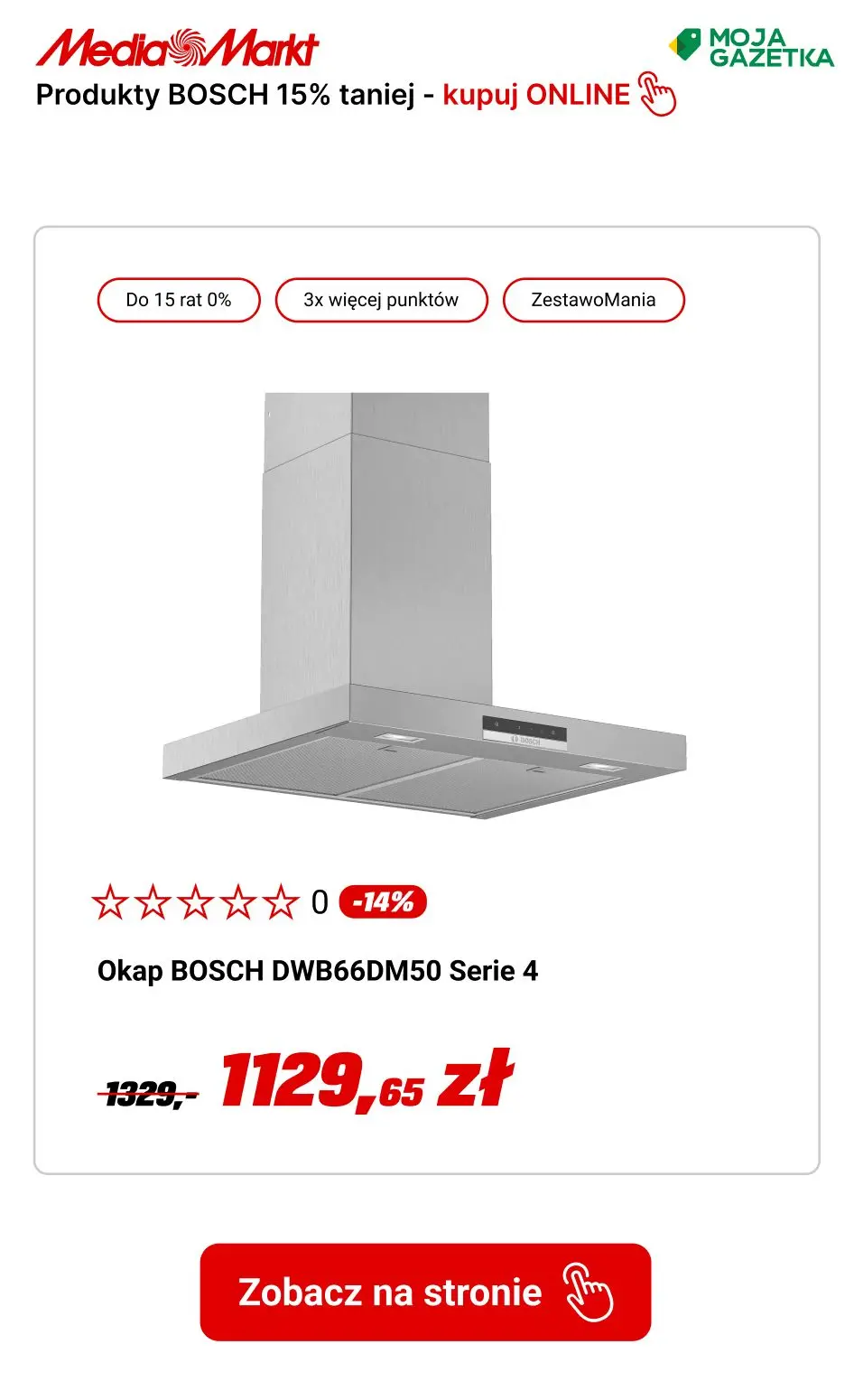 gazetka promocyjna Media Markt Kupuj produkty Bosh do 15% TANIEJ!!! - Strona 15