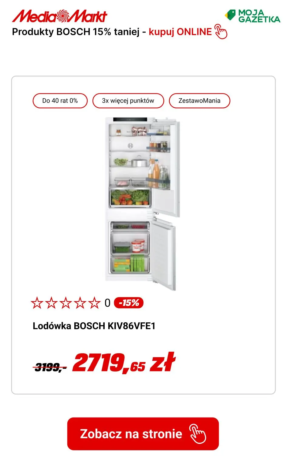 gazetka promocyjna Media Markt Kupuj produkty Bosh do 15% TANIEJ!!! - Strona 20