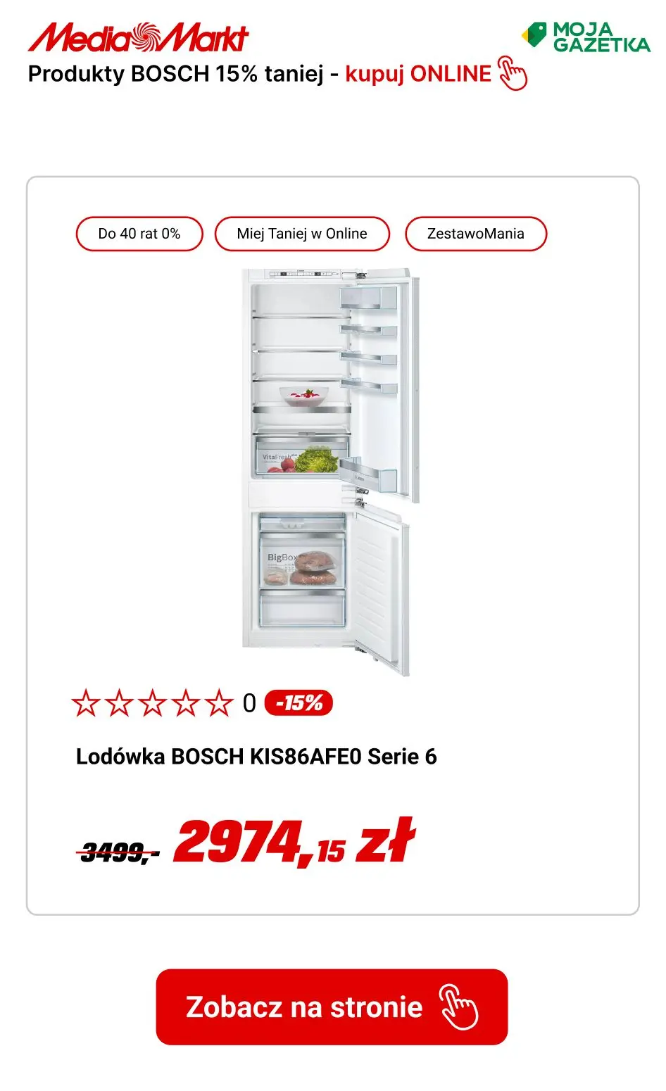 gazetka promocyjna Media Markt Kupuj produkty Bosh do 15% TANIEJ!!! - Strona 28