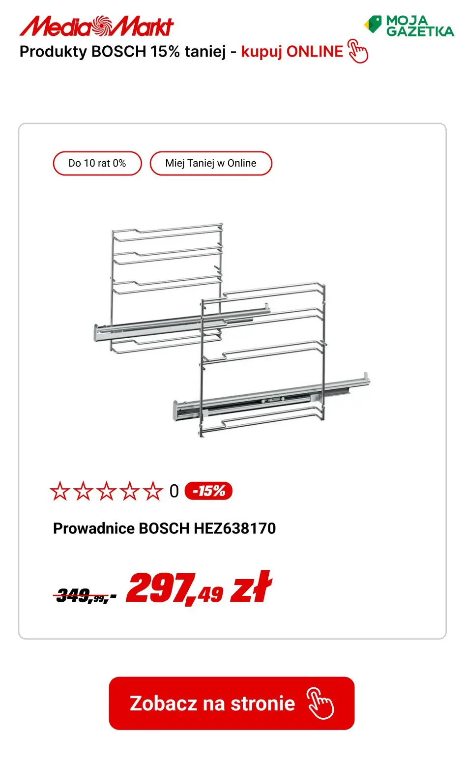 gazetka promocyjna Media Markt Kupuj produkty Bosh do 15% TANIEJ!!! - Strona 30