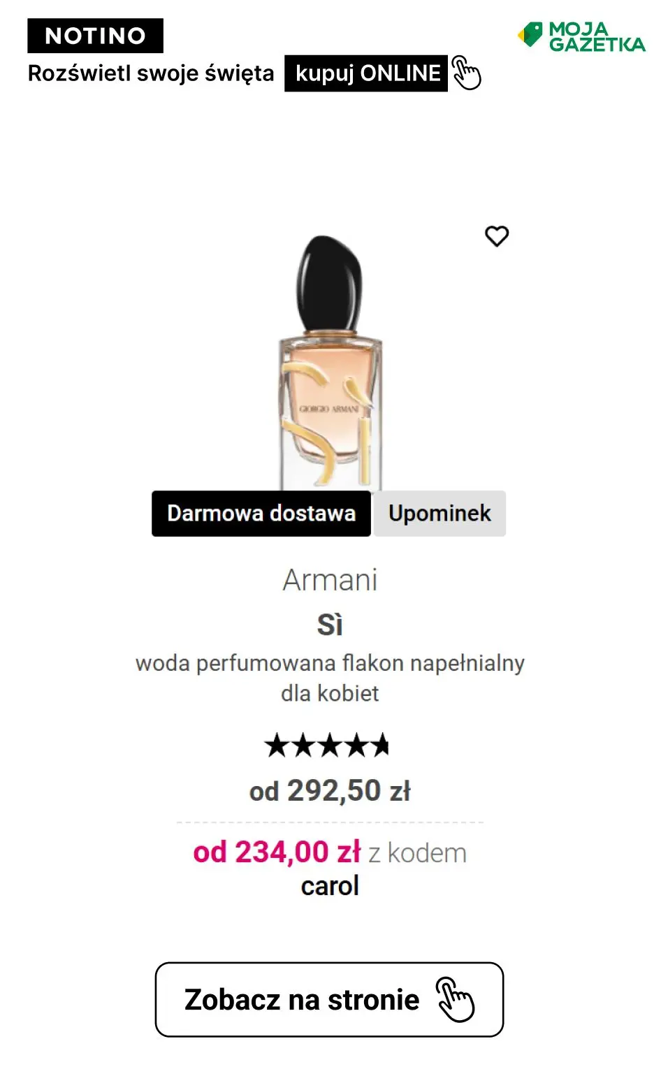 gazetka promocyjna Notino Poczuj się luksusowo w te święta! Kupuj TANIEJ online! - Strona 14