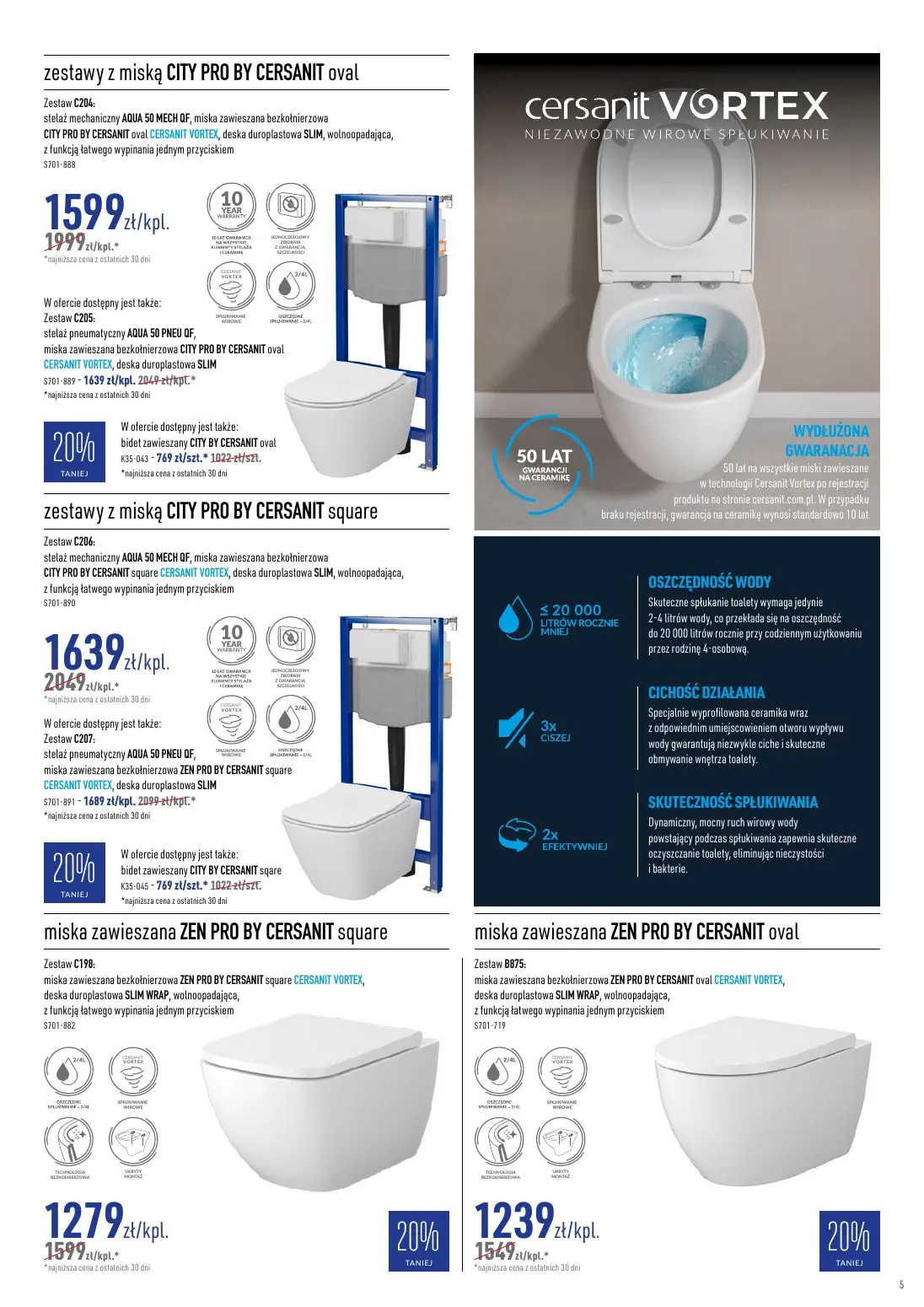 gazetka promocyjna Cersanit Moc promocji - Strona 5