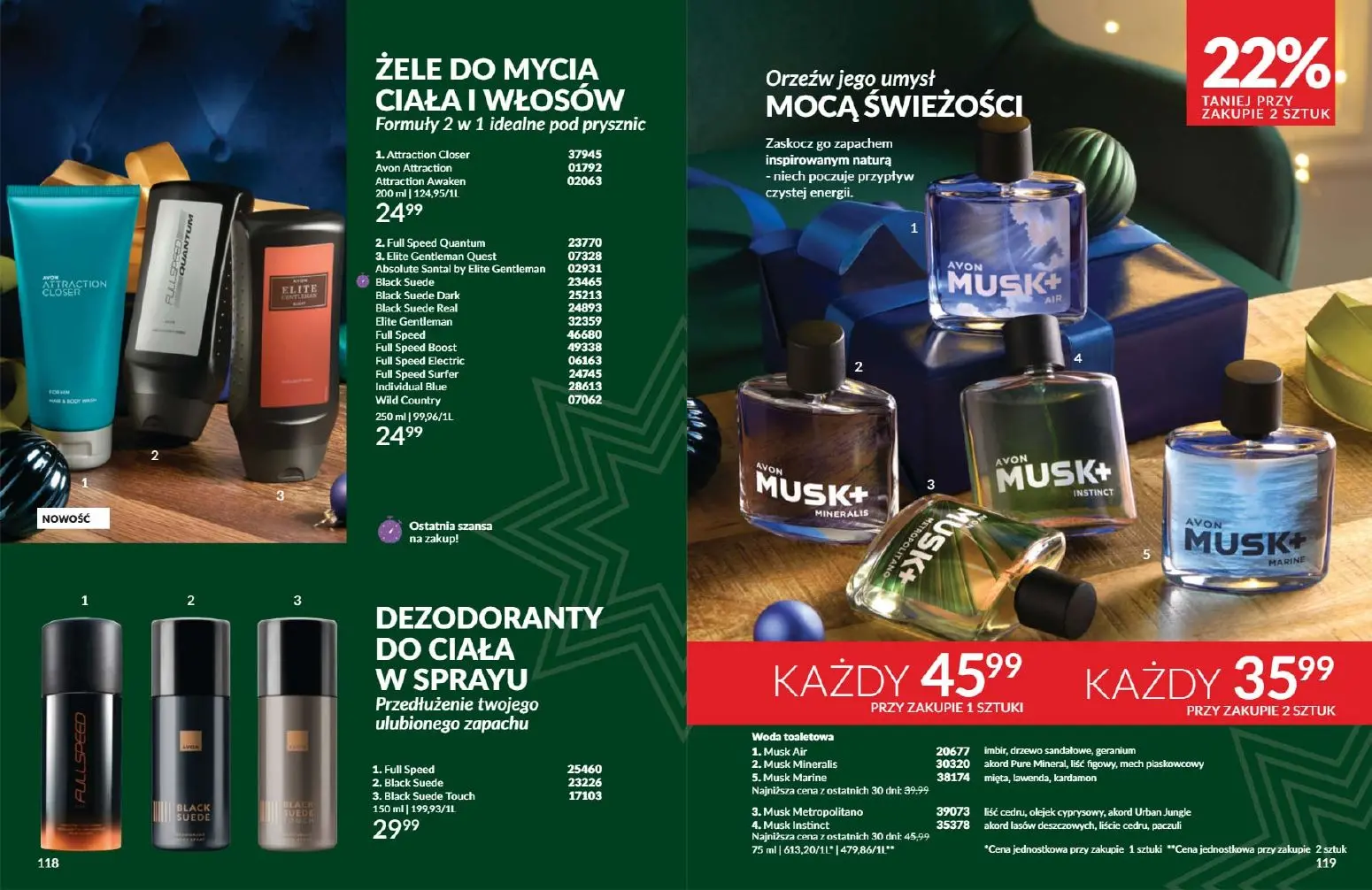 gazetka promocyjna AVON W te Święta poczuj radość dawania - Strona 60